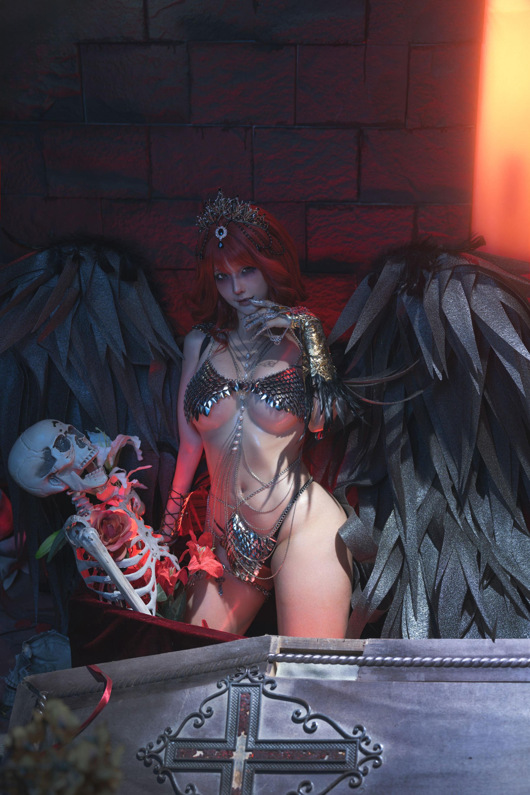 动漫博主蠢沫沫 - 黑天使/(187P)