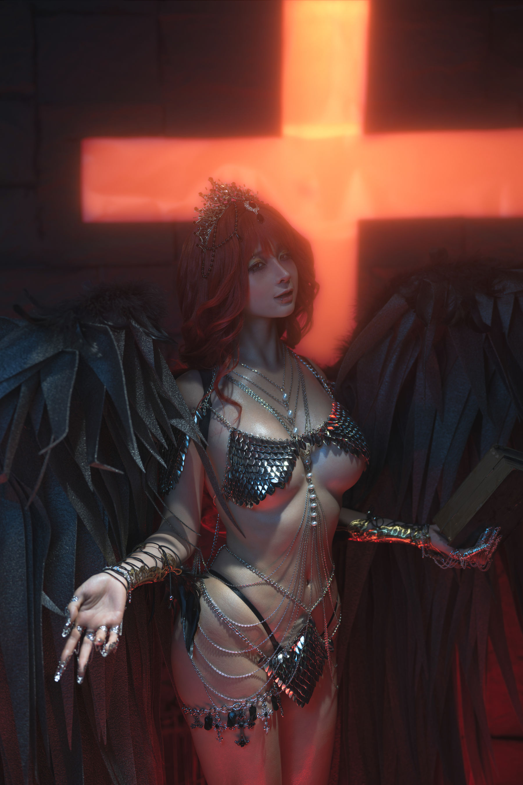 动漫博主蠢沫沫 - 黑天使/(187P)