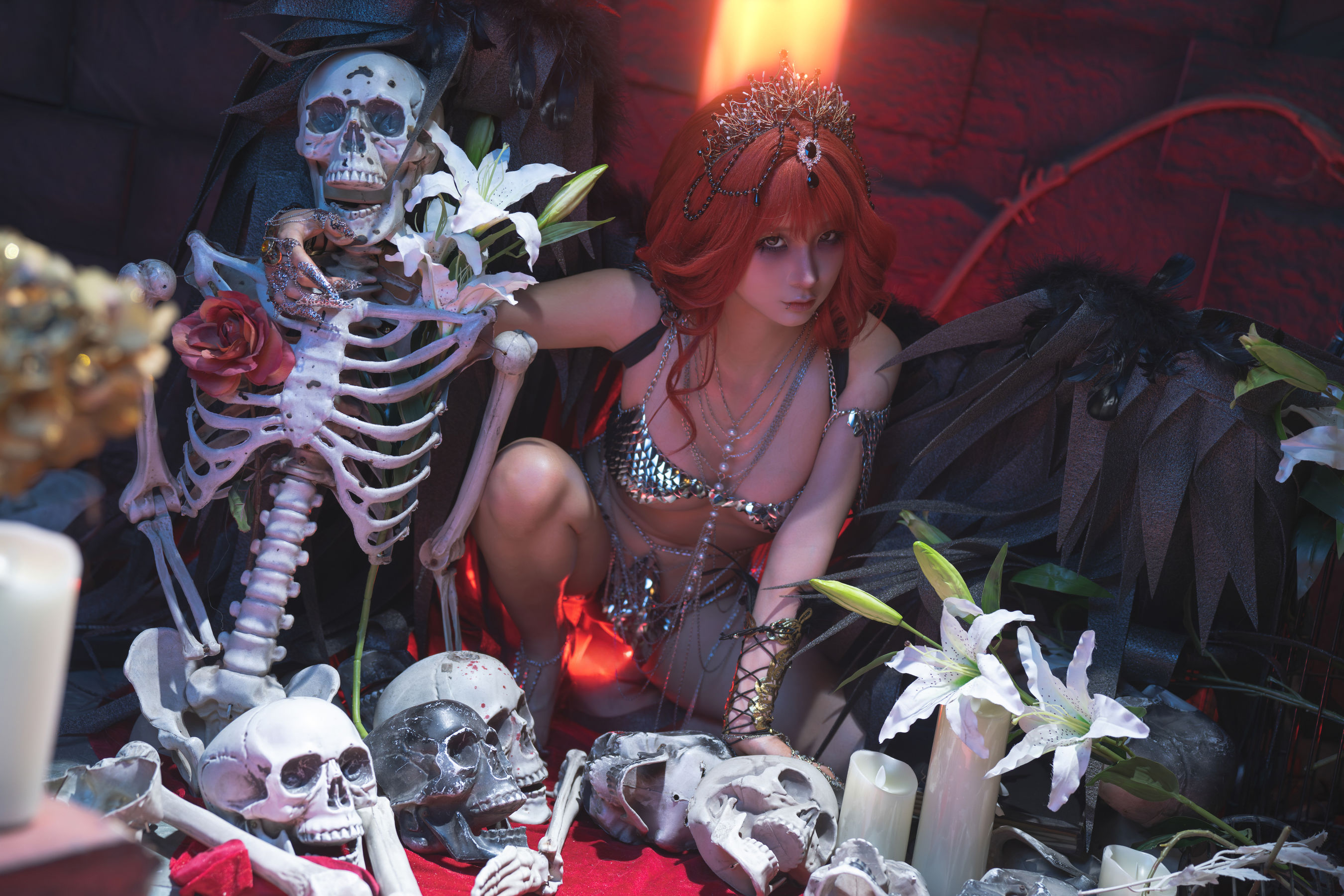 动漫博主蠢沫沫 - 黑天使/(187P)