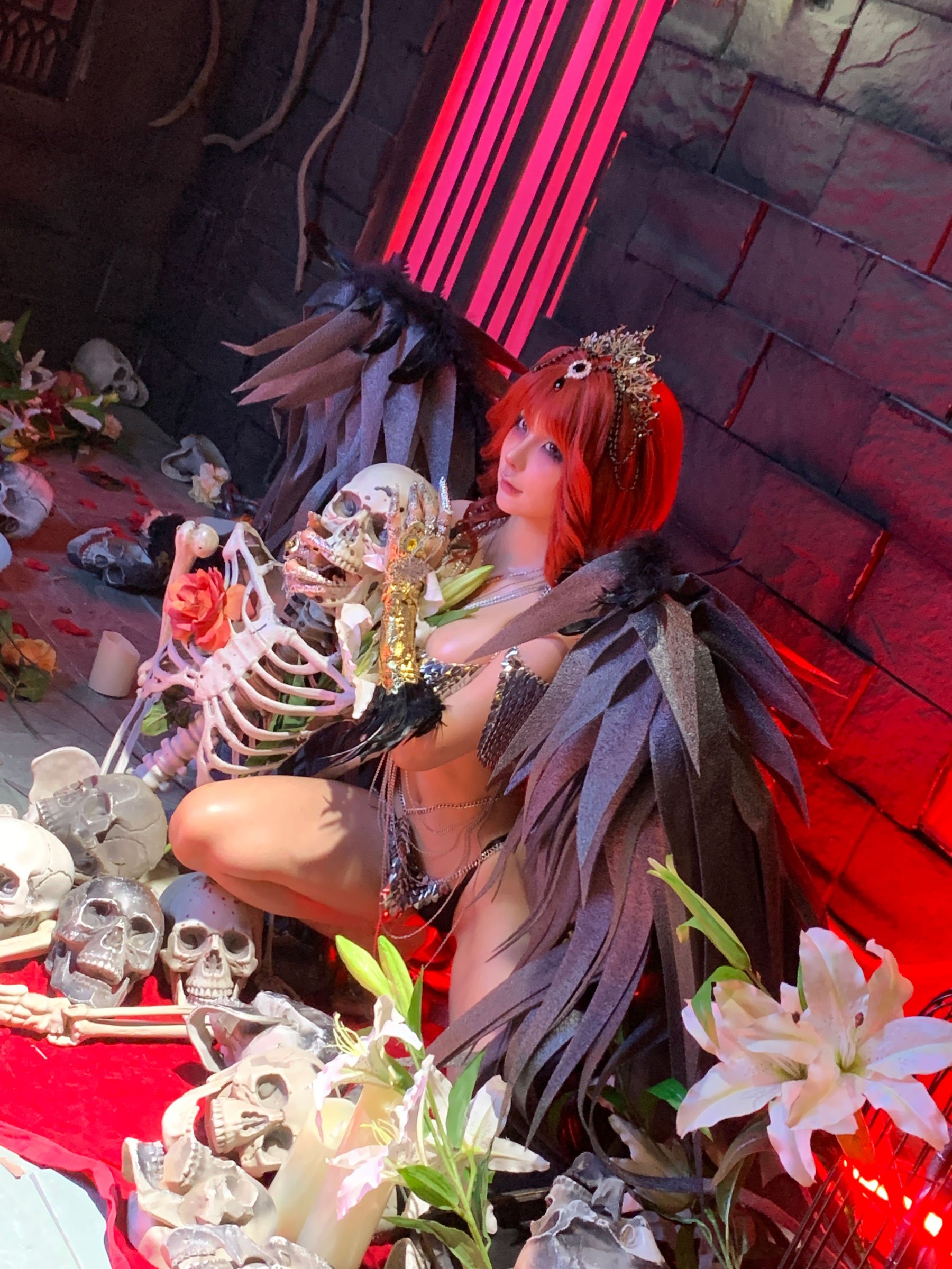 动漫博主蠢沫沫 - 黑天使/(187P)