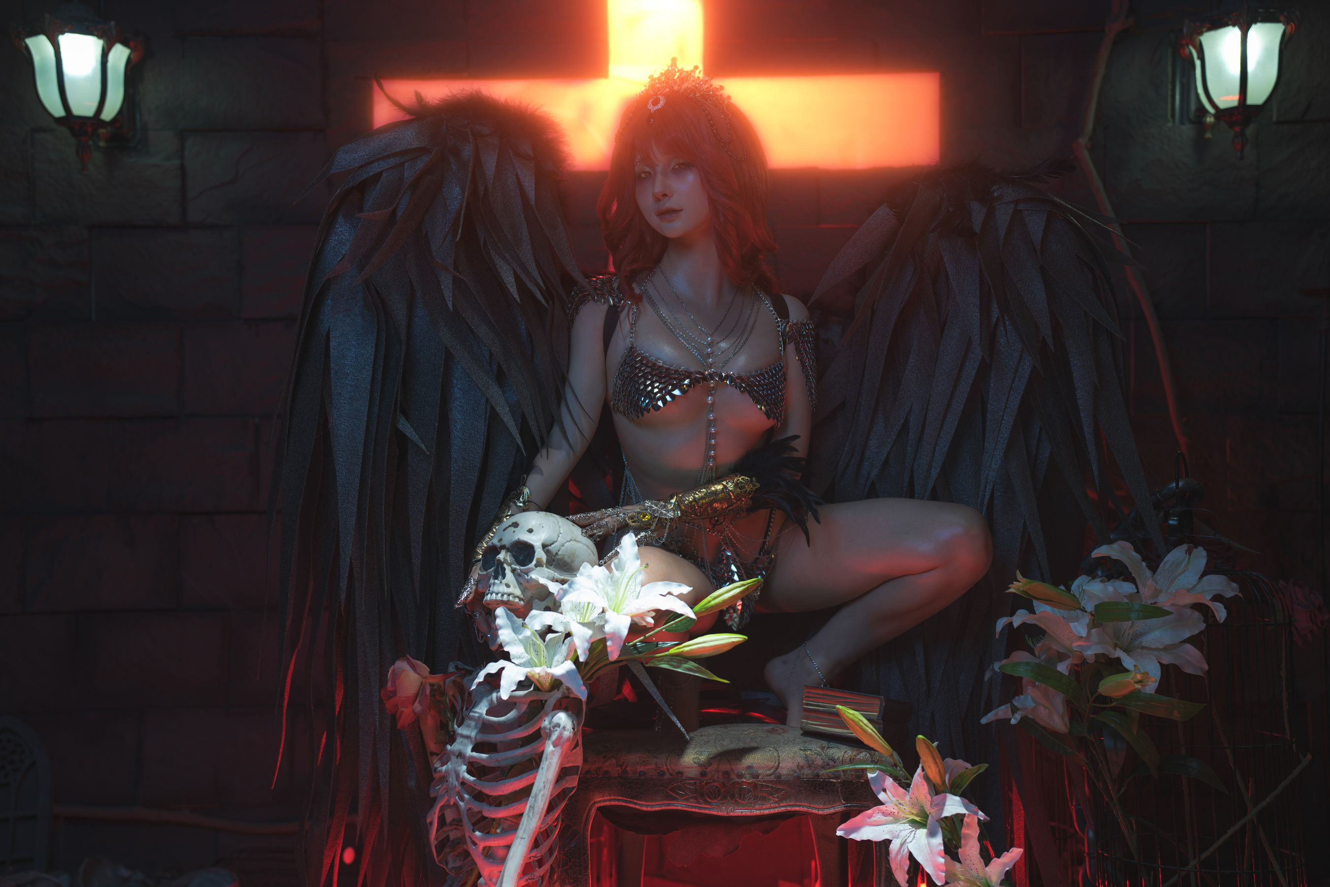 动漫博主蠢沫沫 - 黑天使/(187P)