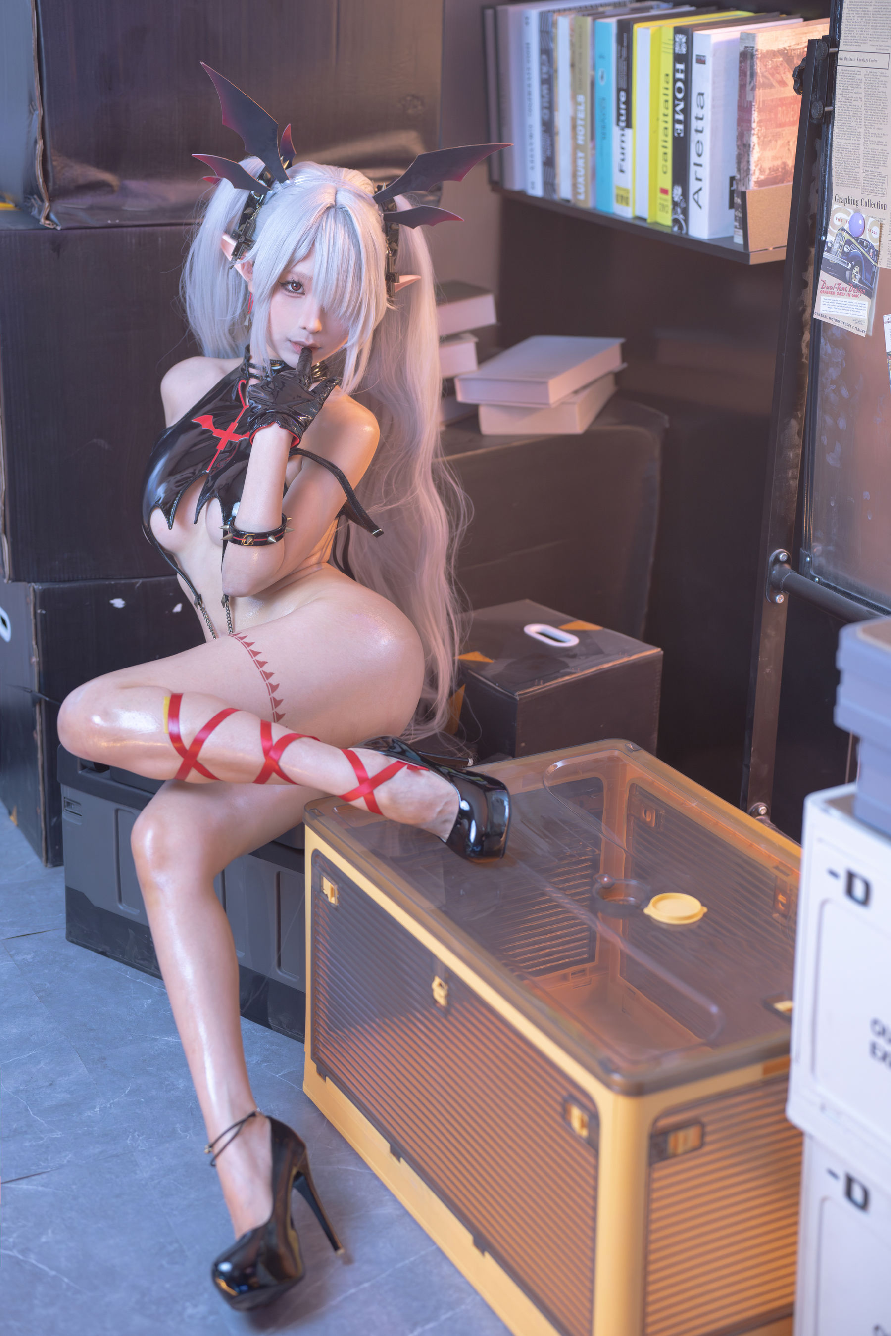 动漫博主蠢沫沫 - 银镜伊织/(132P)