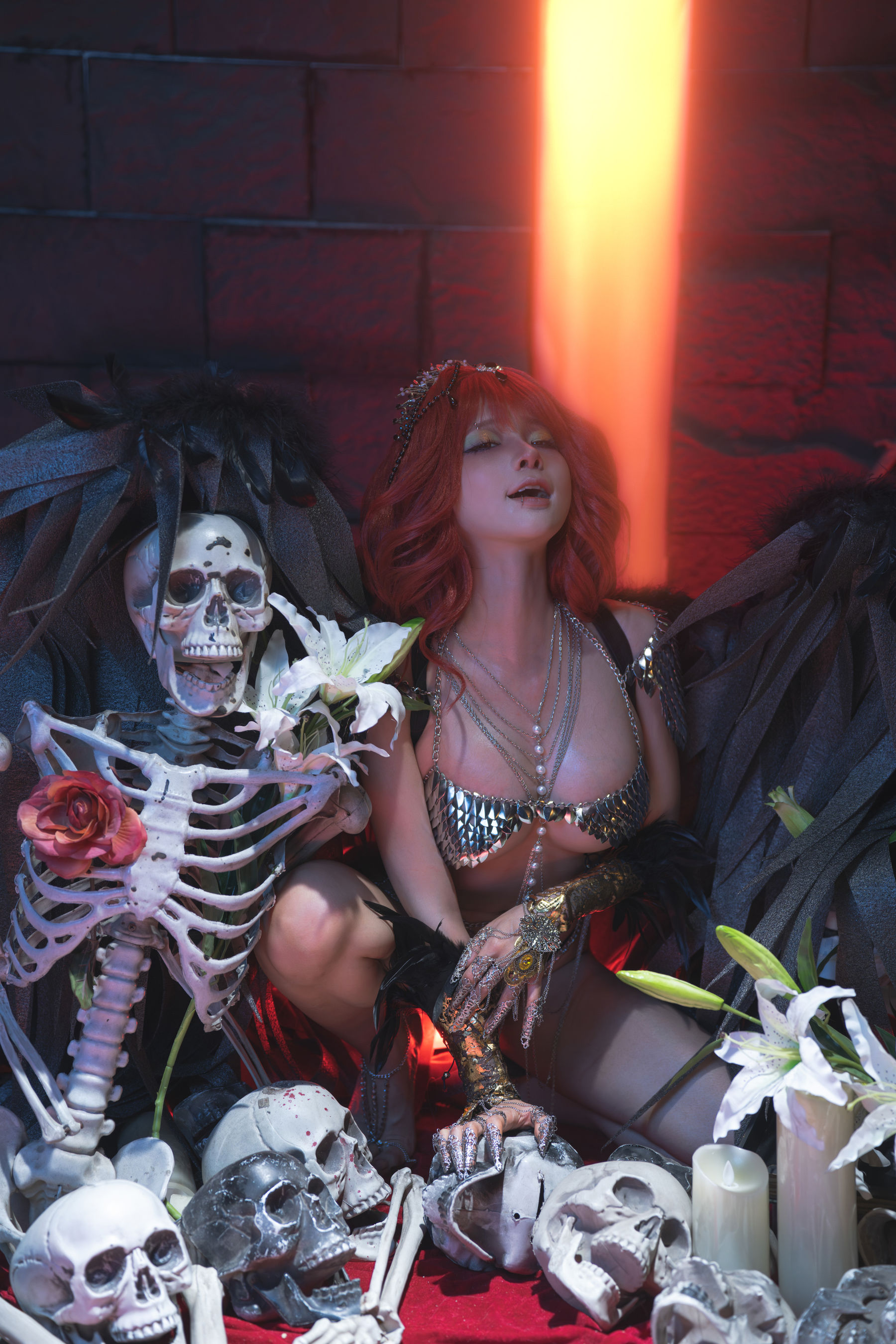 动漫博主蠢沫沫 - 黑天使/(187P)