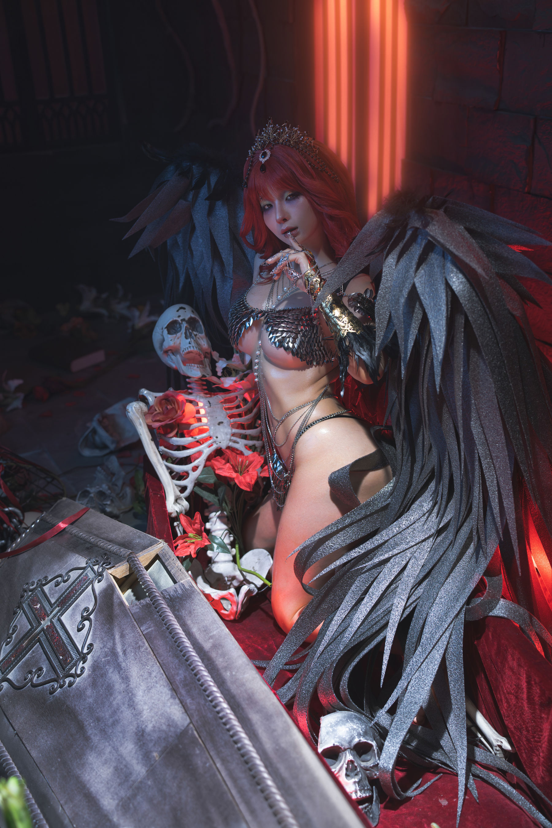 动漫博主蠢沫沫 - 黑天使/(187P)