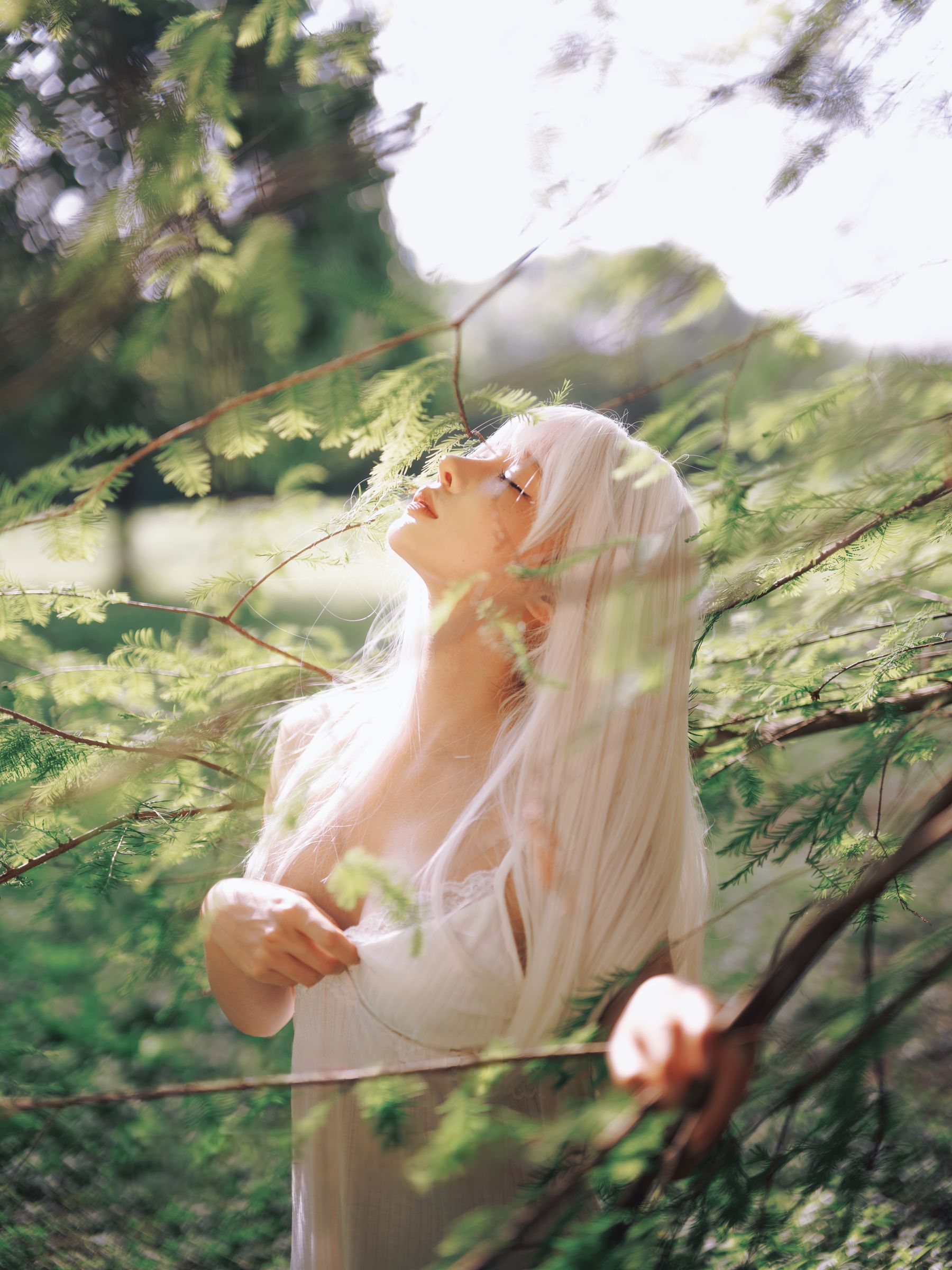 动漫博主蠢沫沫 - 绳 白发/(16P)