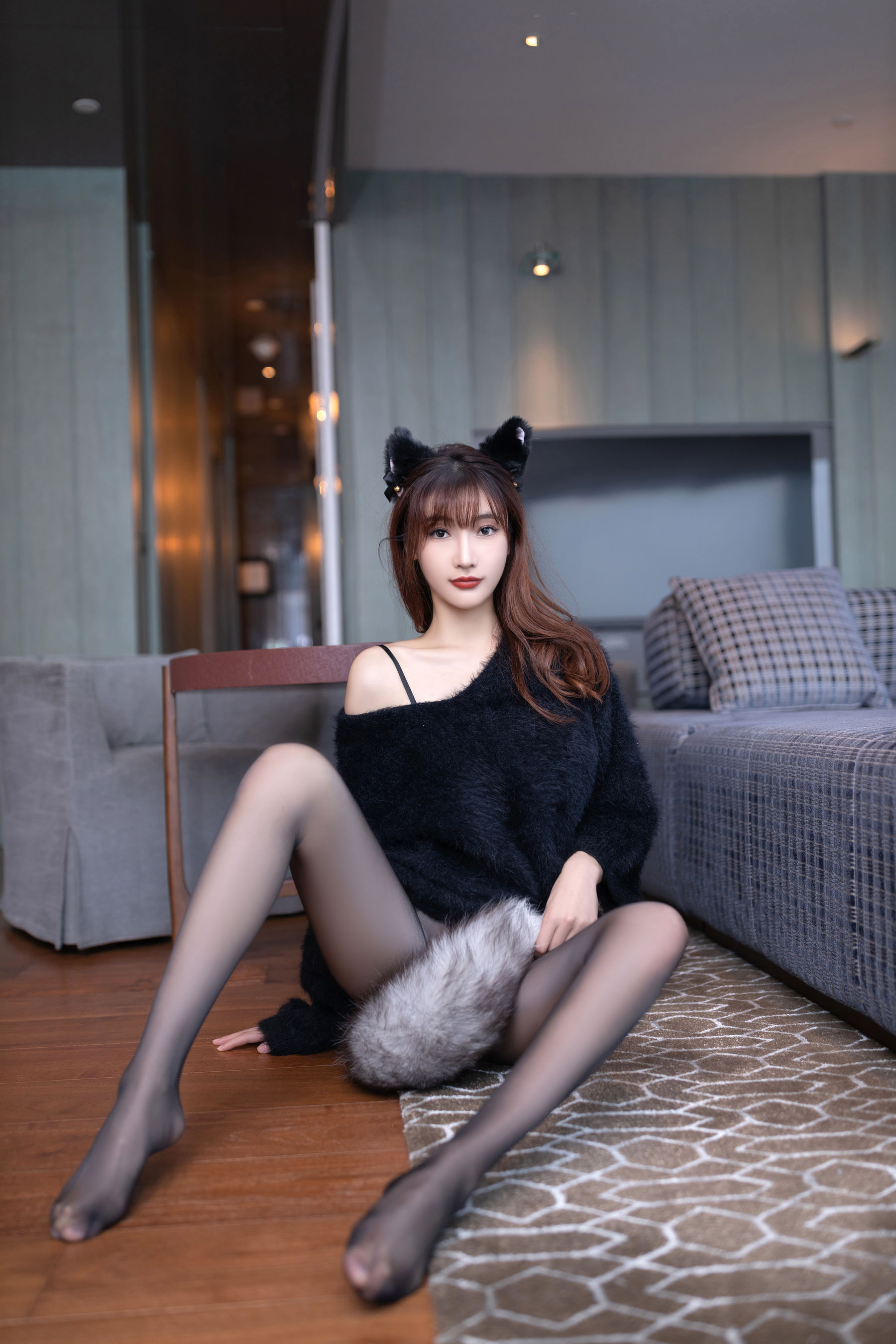 陆萱萱 - 魅惑黑丝/(90P)