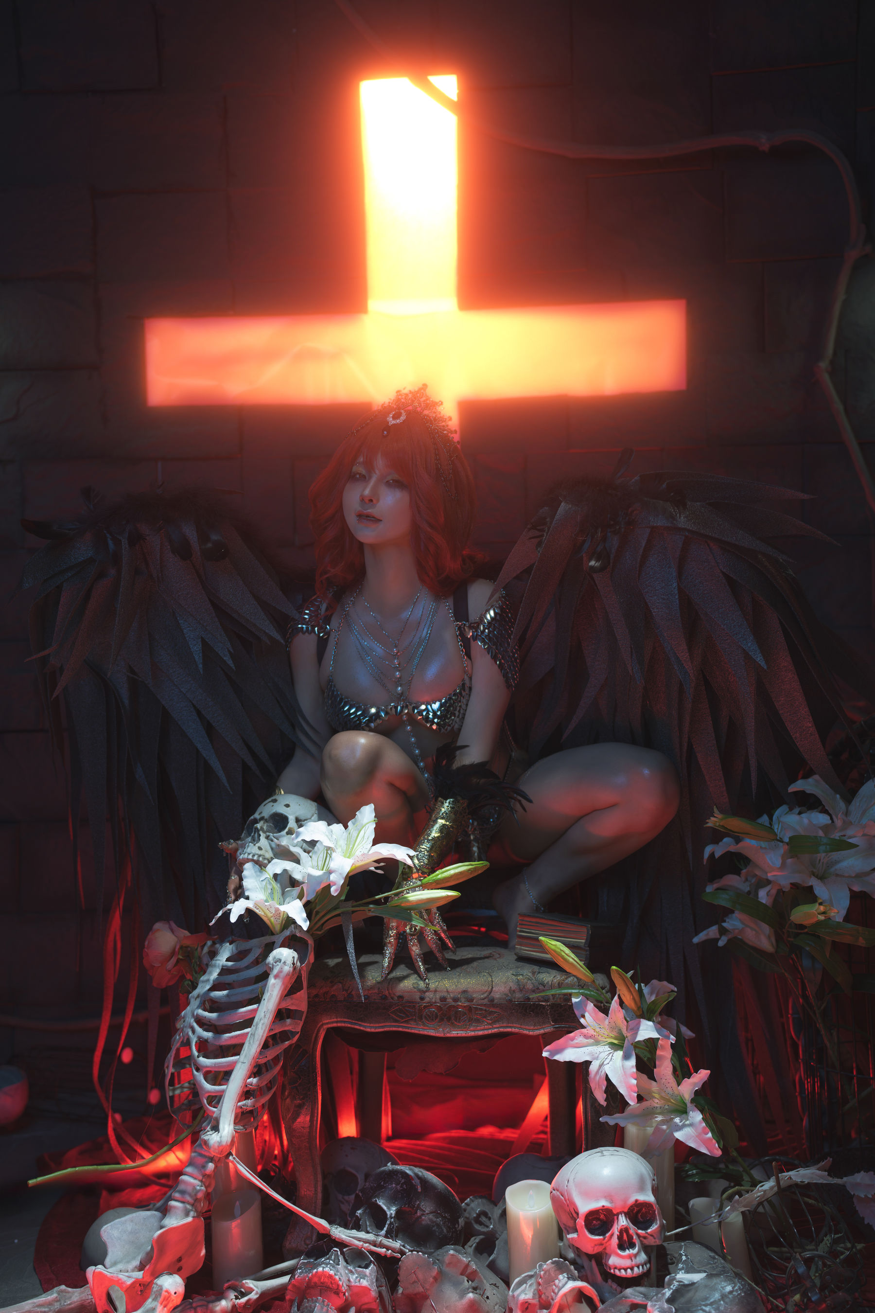 动漫博主蠢沫沫 - 黑天使/(187P)