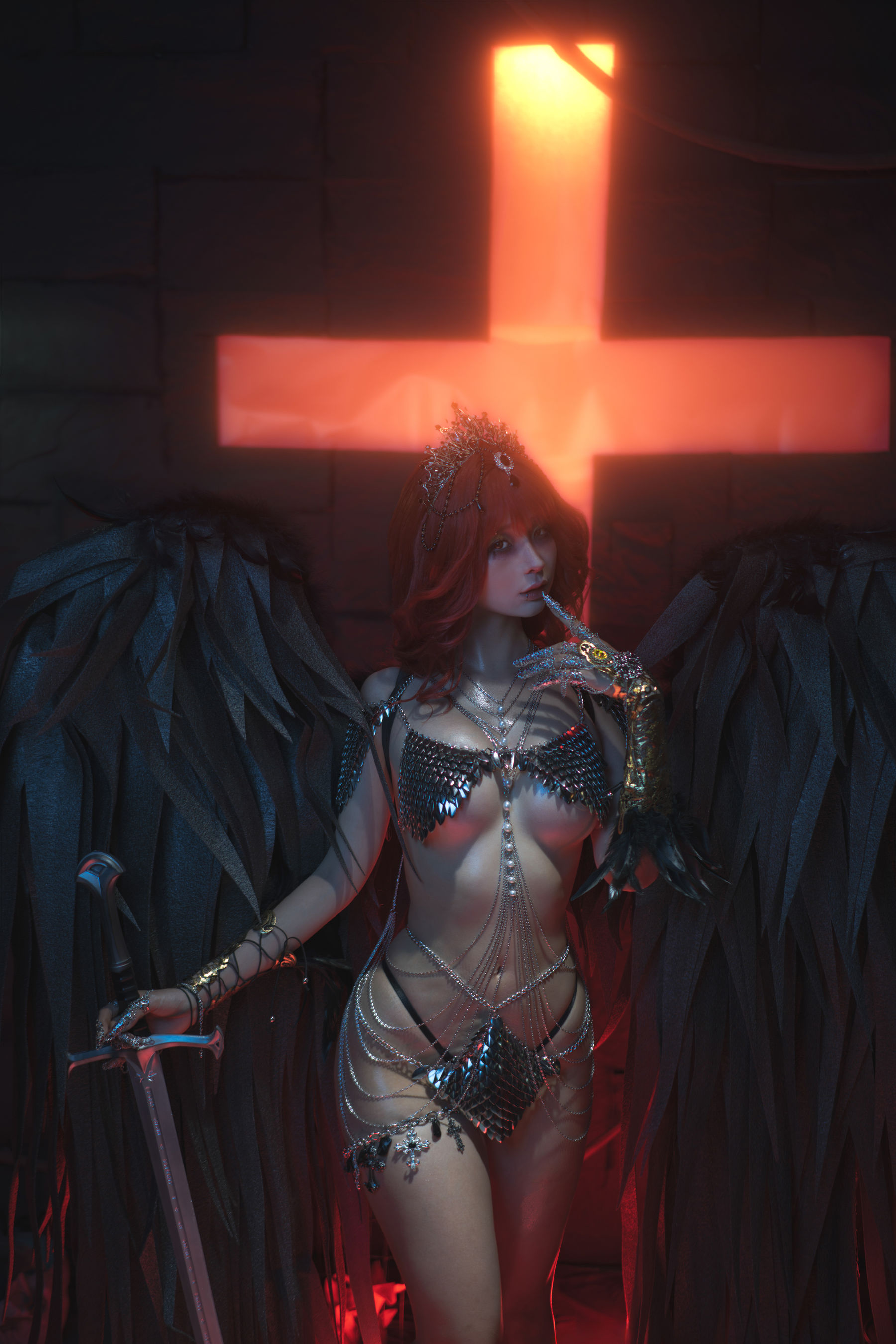 动漫博主蠢沫沫 - 黑天使/(187P)