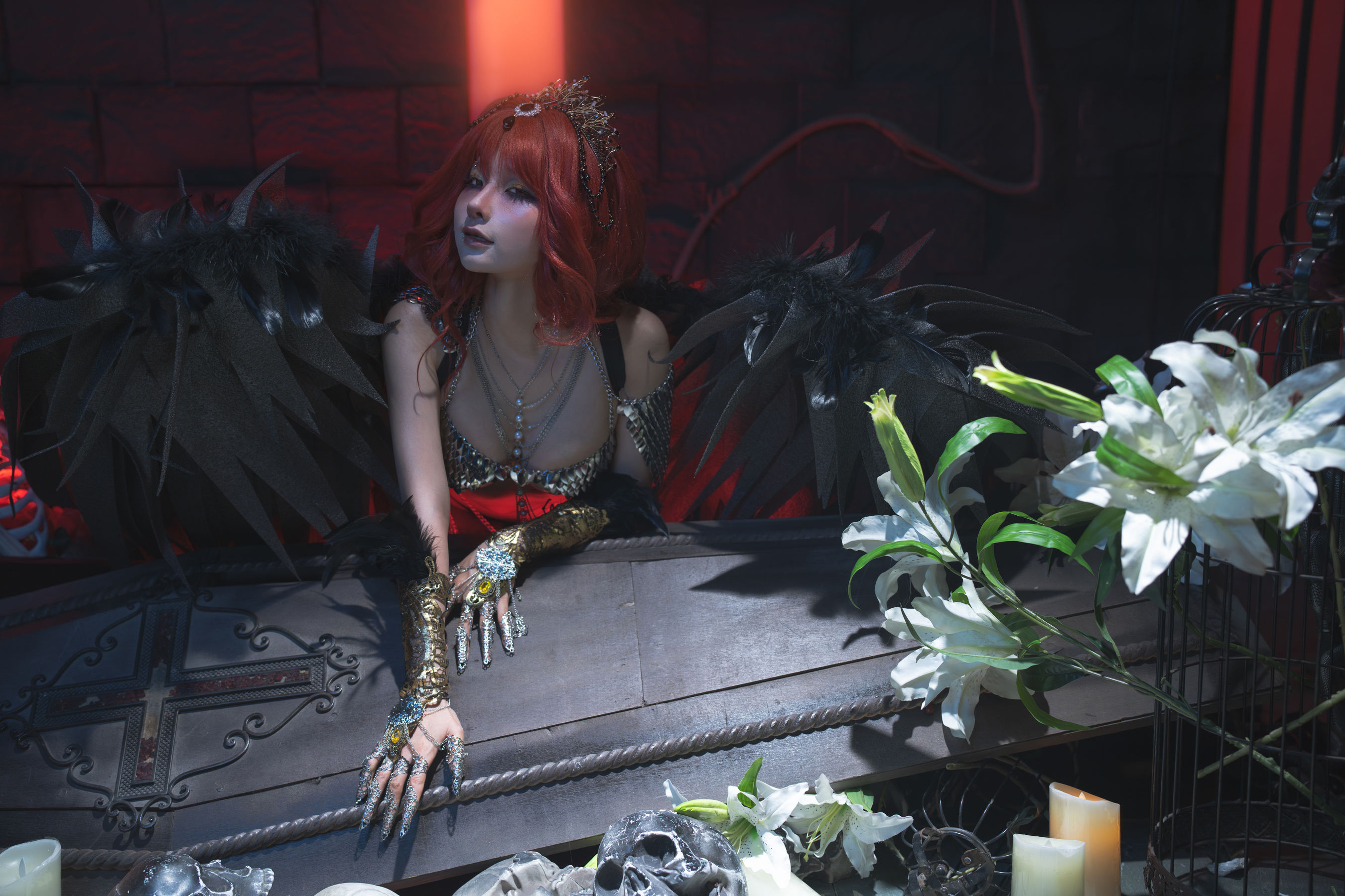 动漫博主蠢沫沫 - 黑天使/(187P)