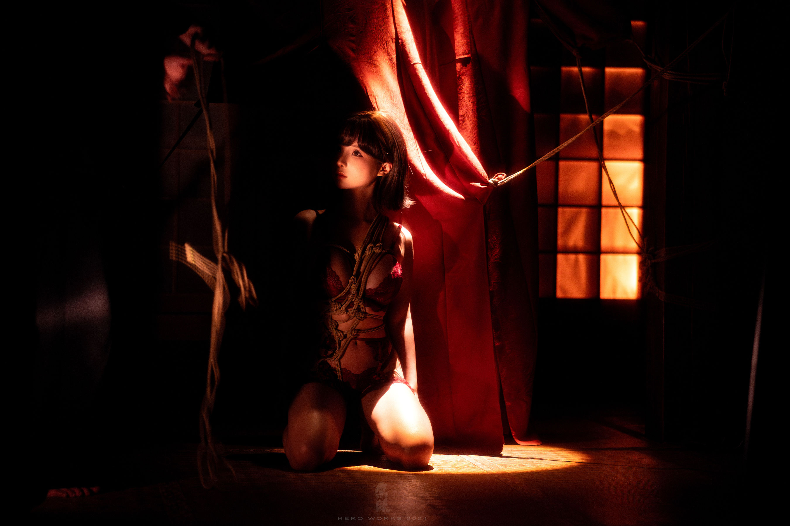 动漫博主蠢沫沫 - 绳/(23P)