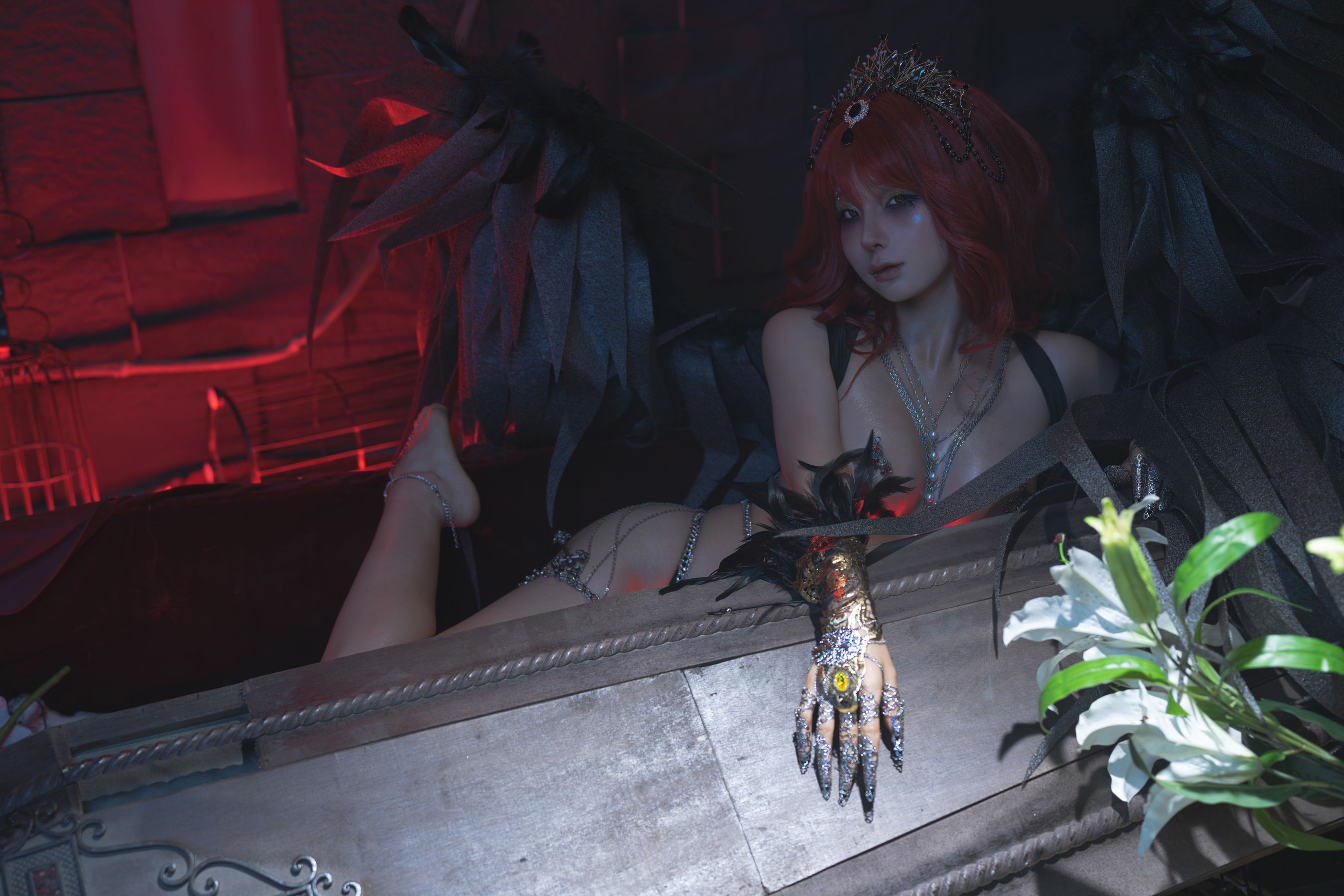 动漫博主蠢沫沫 - 黑天使/(187P)