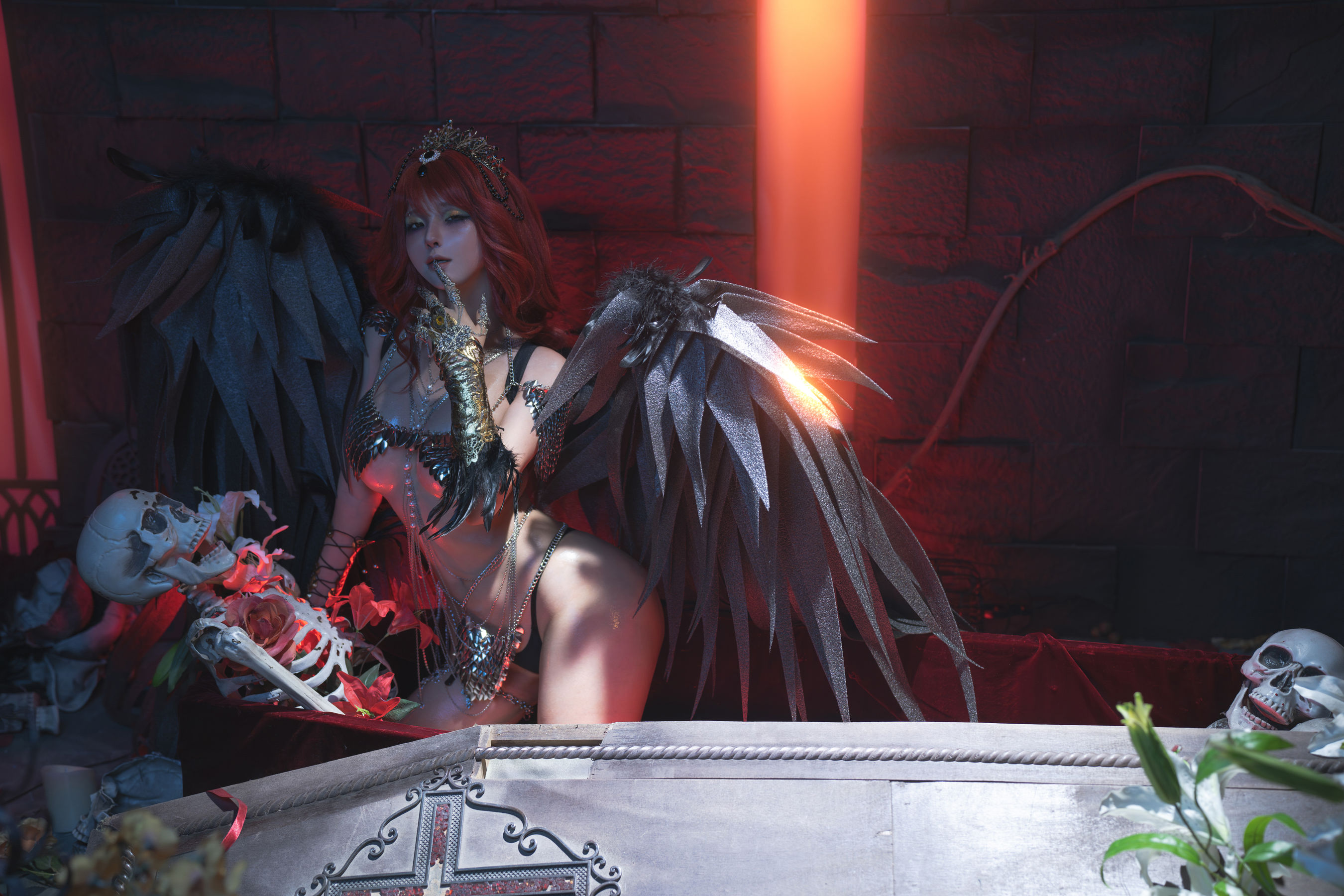 动漫博主蠢沫沫 - 黑天使/(187P)