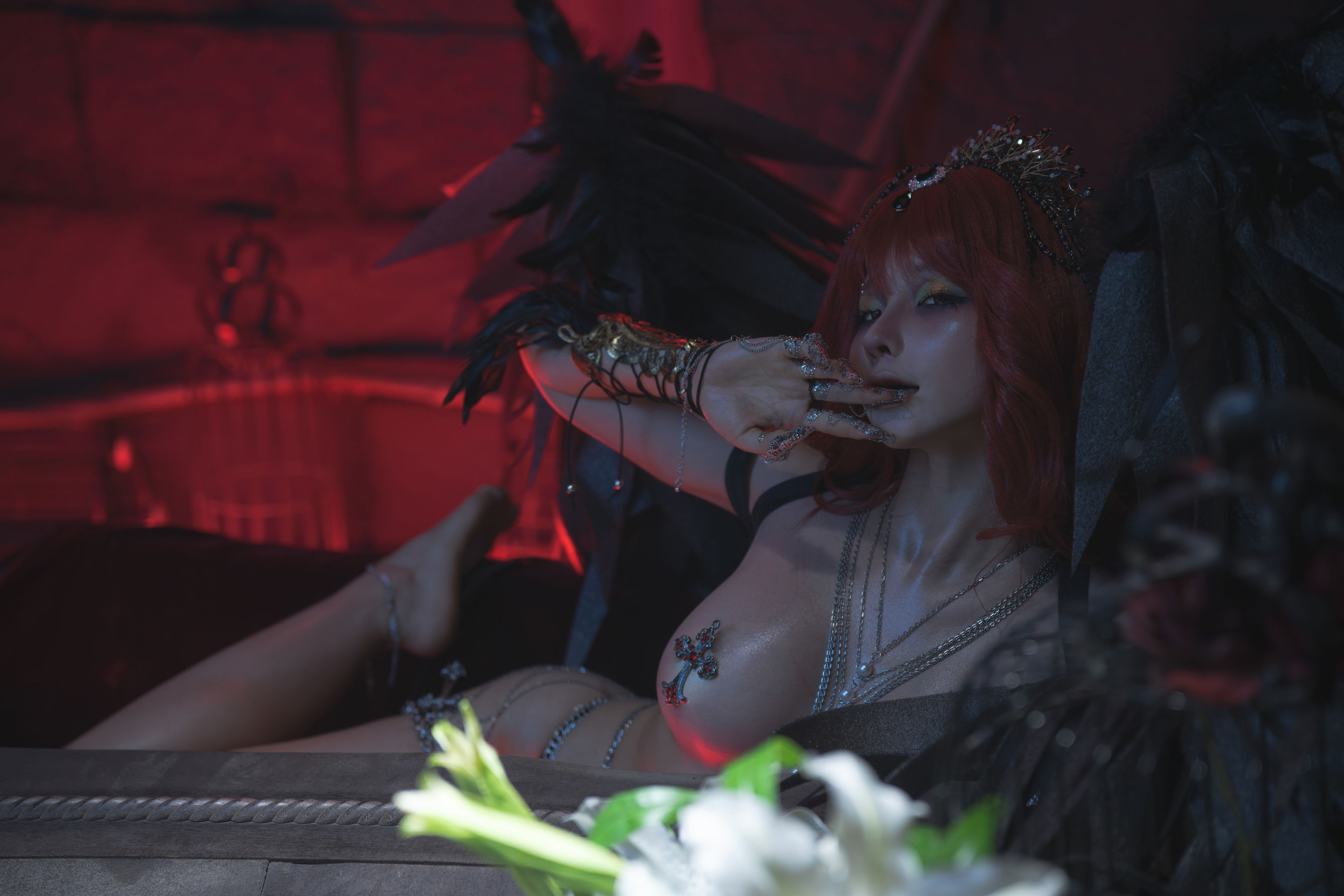 动漫博主蠢沫沫 - 黑天使/(187P)