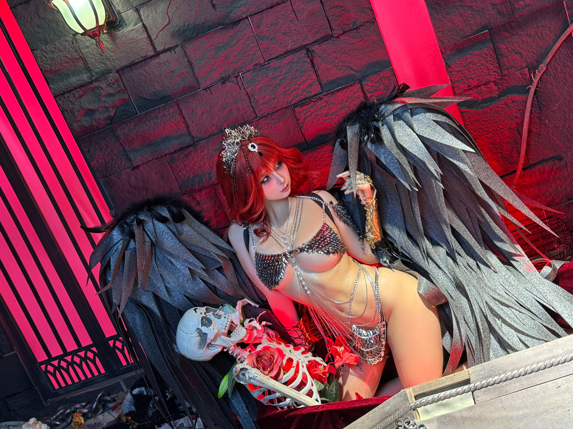 动漫博主蠢沫沫 - 黑天使/(187P)