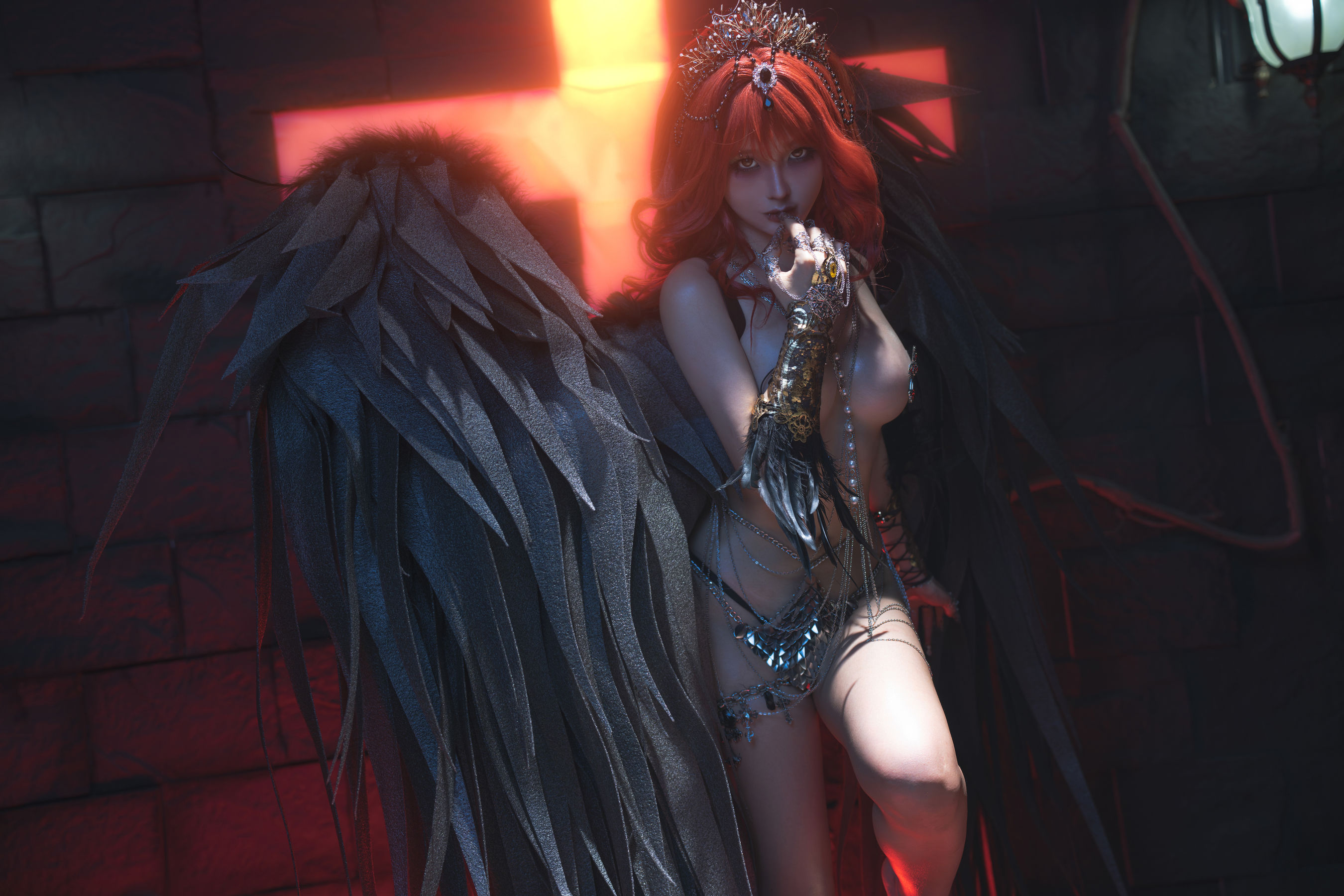 动漫博主蠢沫沫 - 黑天使/(187P)