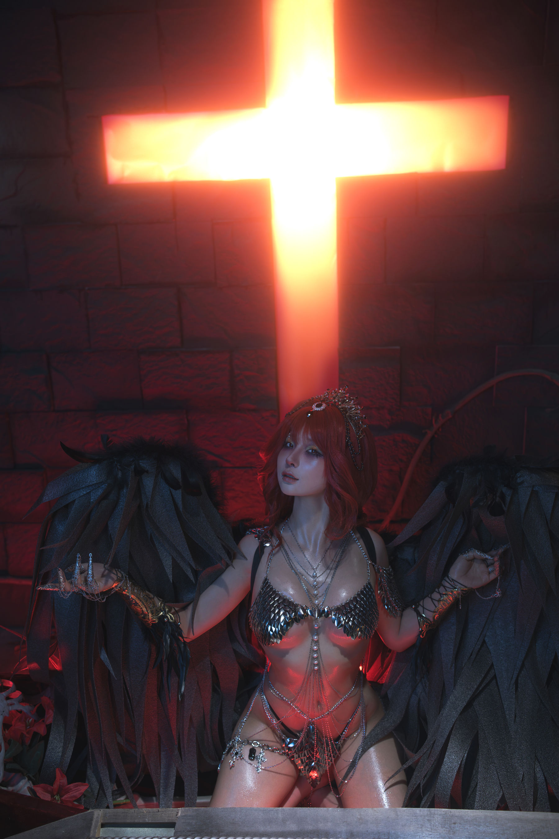 动漫博主蠢沫沫 - 黑天使/(187P)