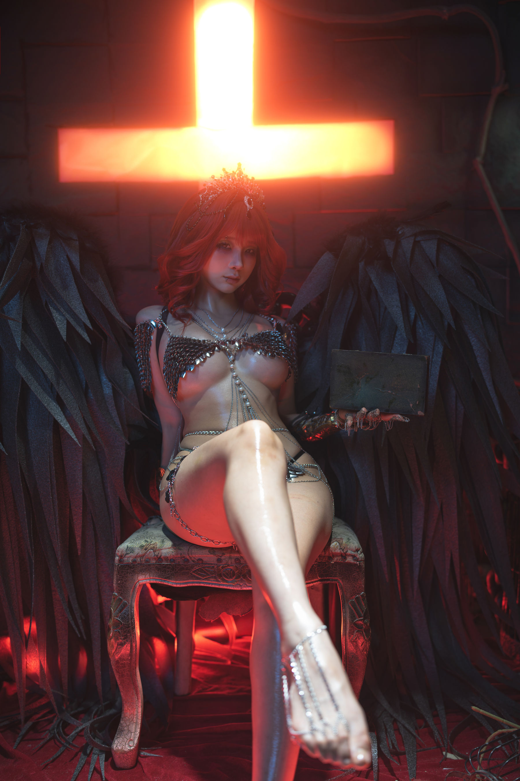 动漫博主蠢沫沫 - 黑天使/(187P)