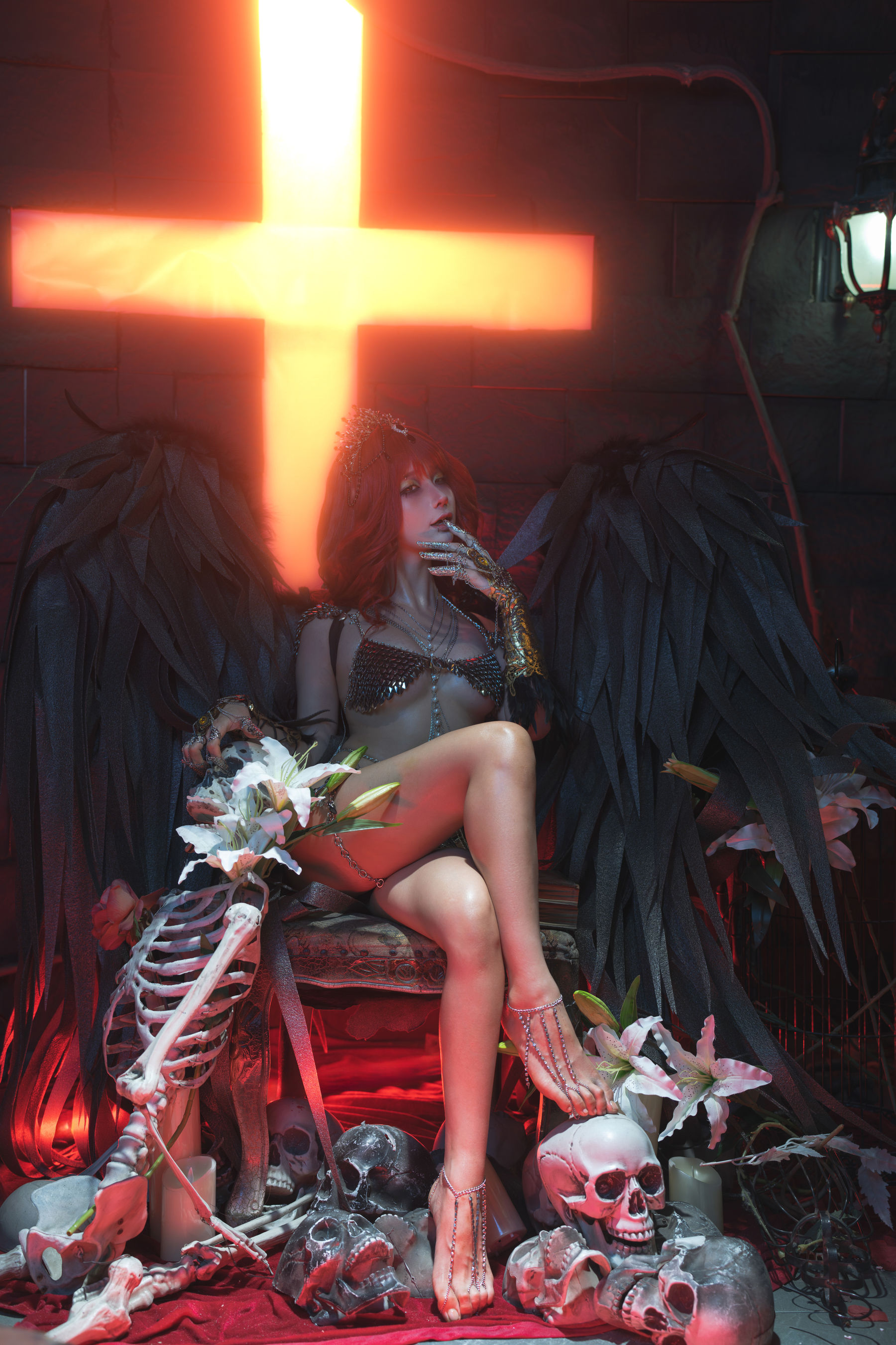 动漫博主蠢沫沫 - 黑天使/(187P)