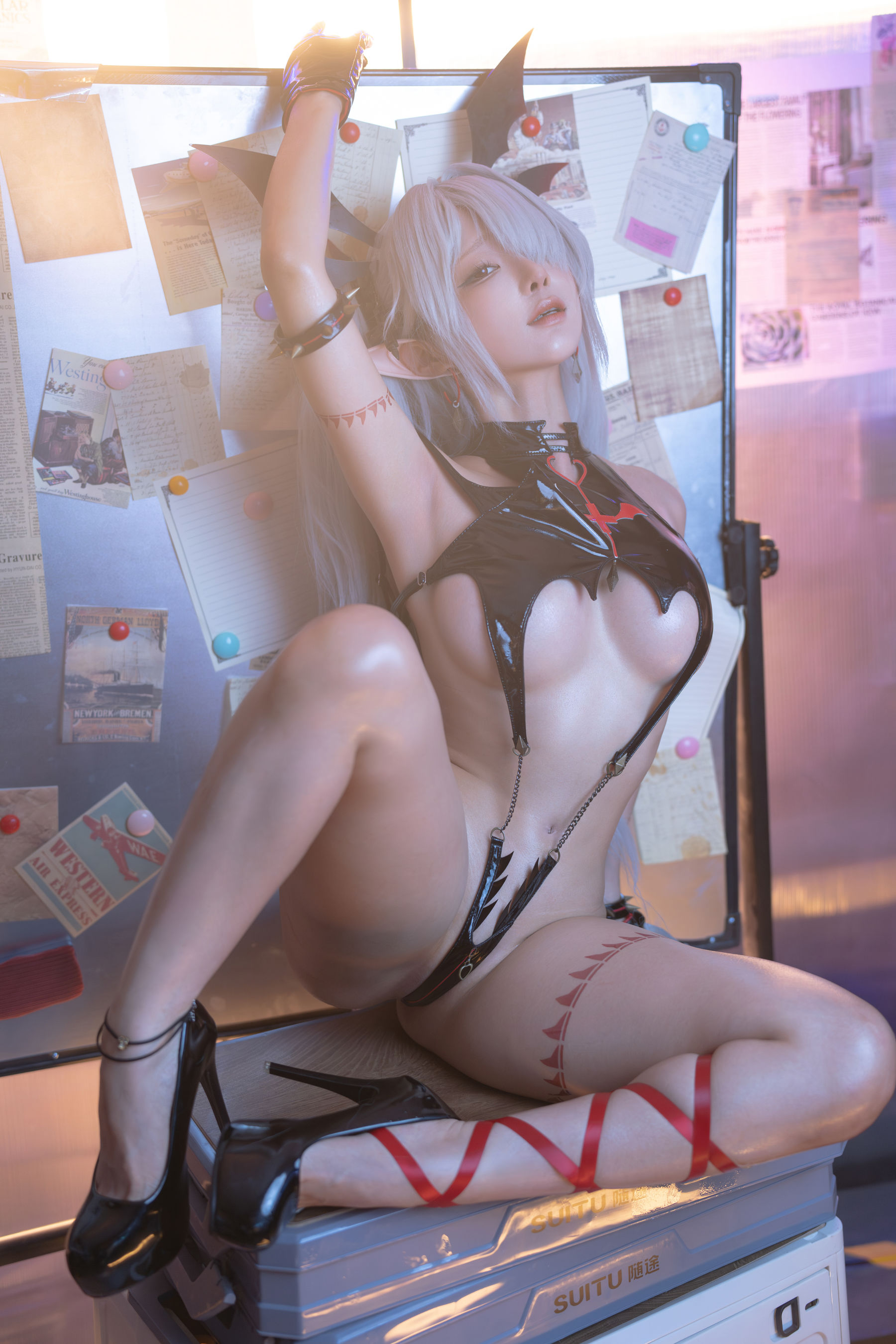 动漫博主蠢沫沫 - 银镜伊织/(132P)