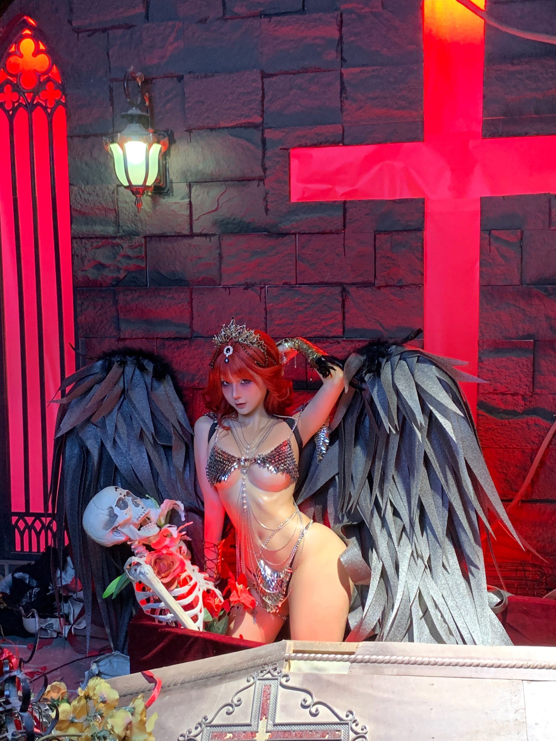 动漫博主蠢沫沫 - 黑天使/(187P)