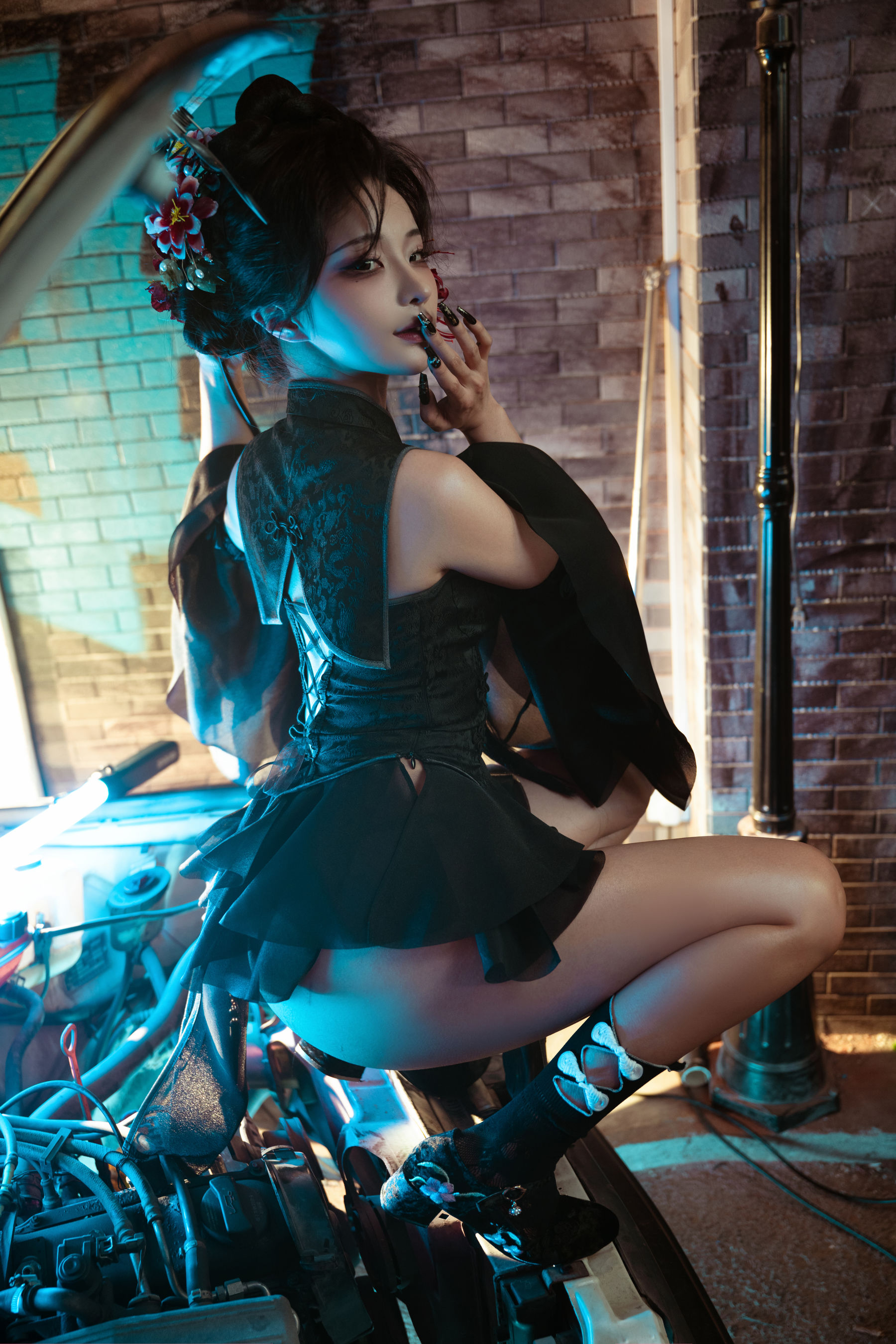 动漫博主蠢沫沫 - 蔻 少女后庭/(64P)
