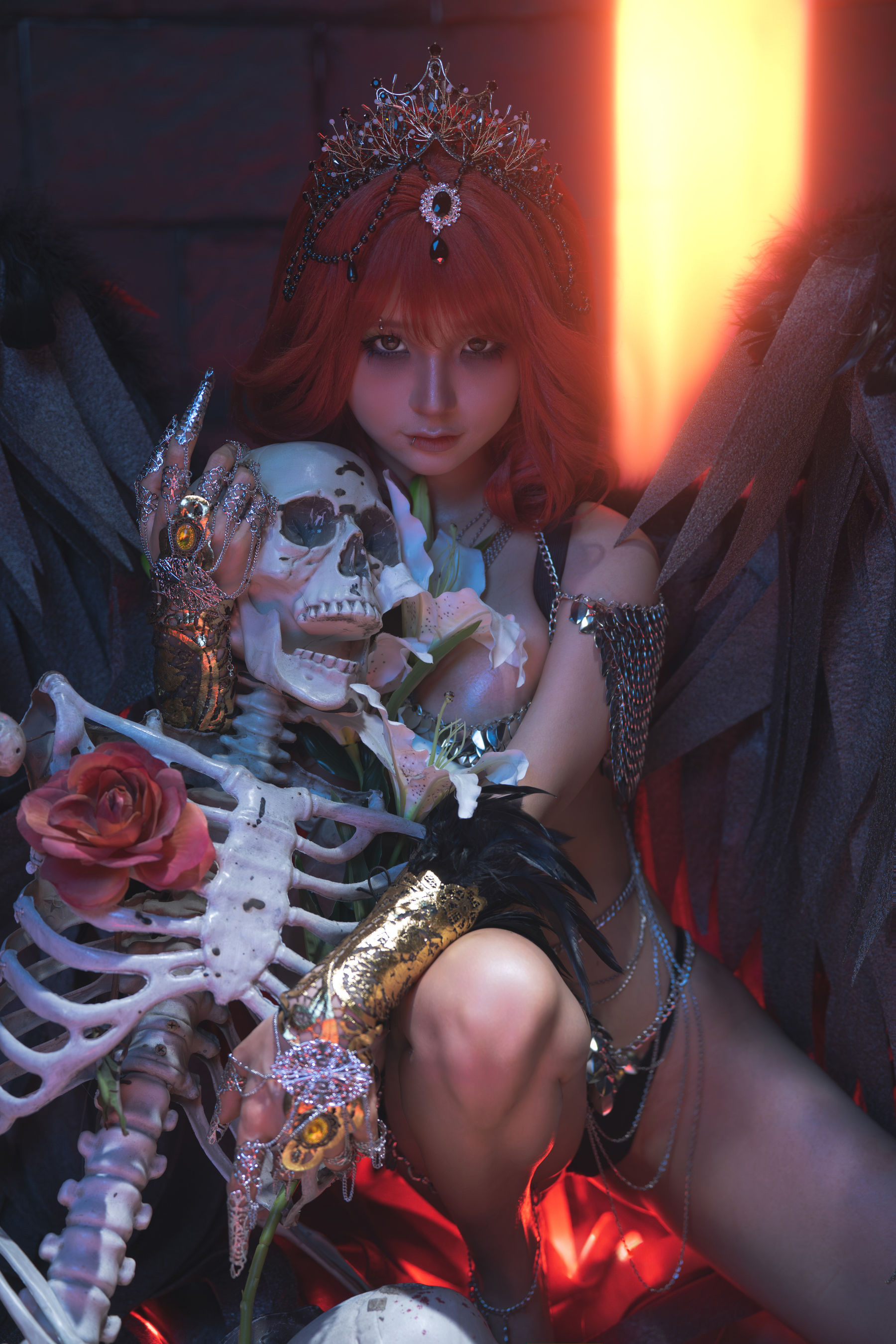 动漫博主蠢沫沫 - 黑天使/(187P)