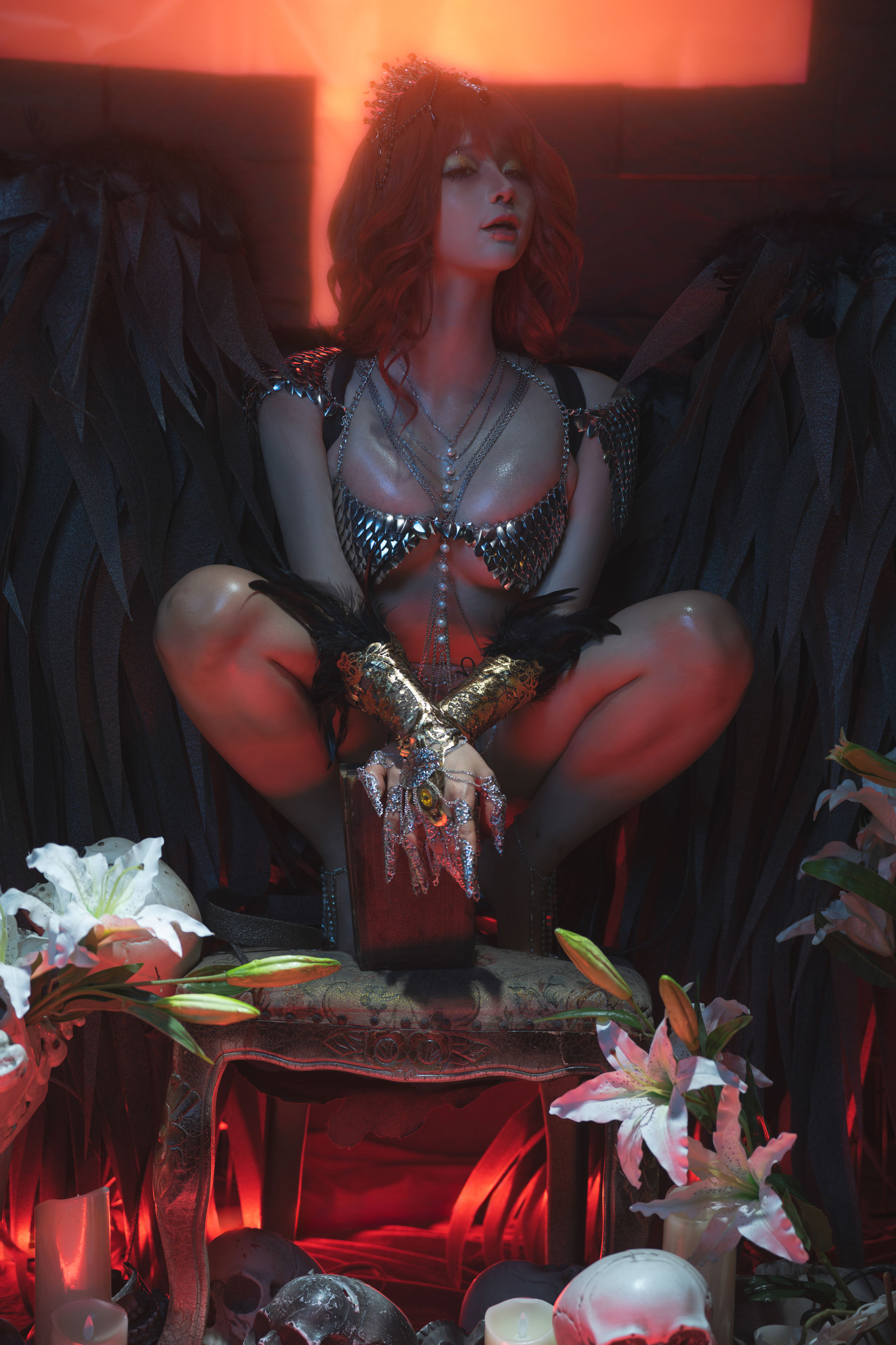 动漫博主蠢沫沫 - 黑天使/(187P)