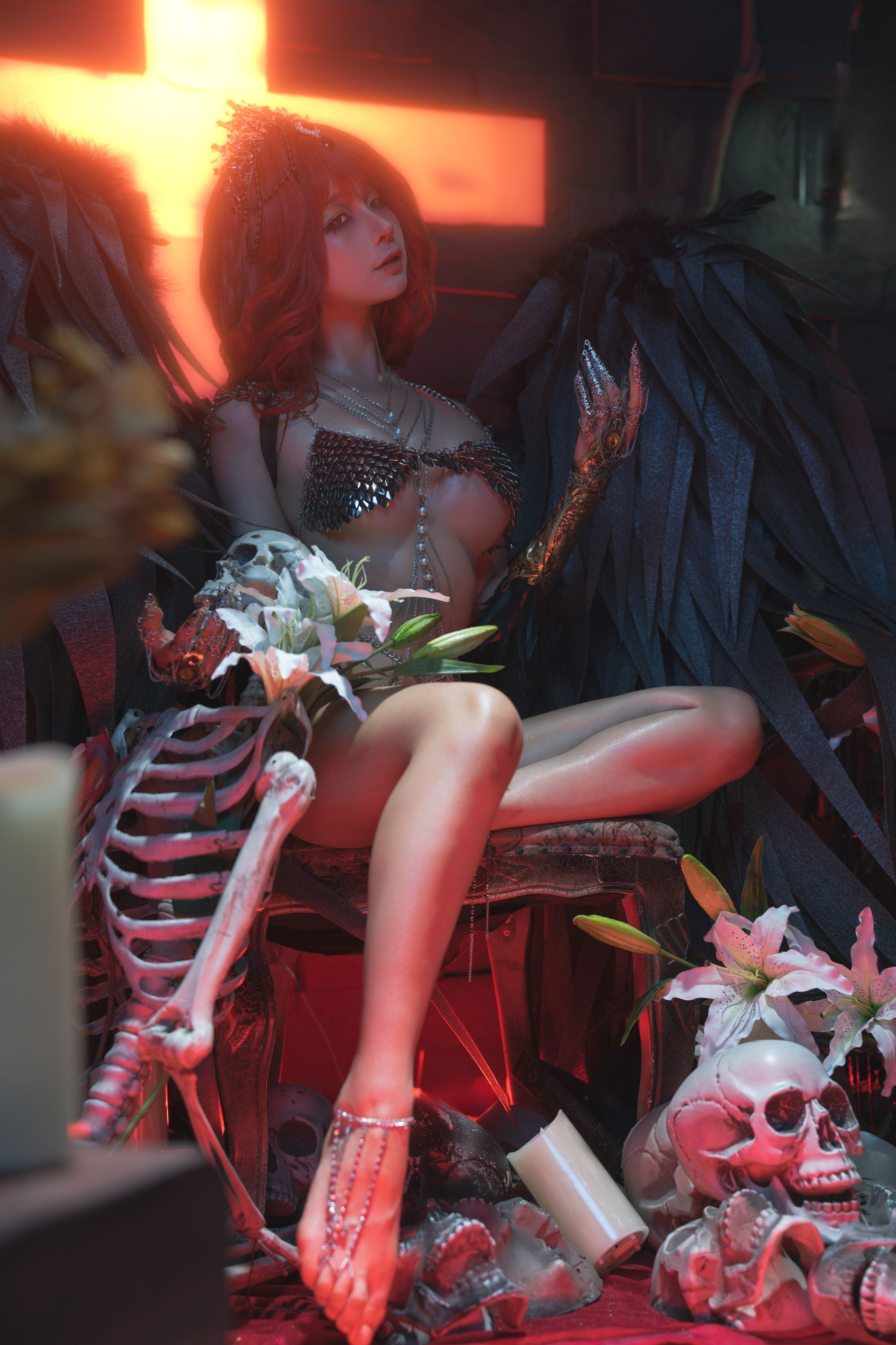 动漫博主蠢沫沫 - 黑天使/(187P)