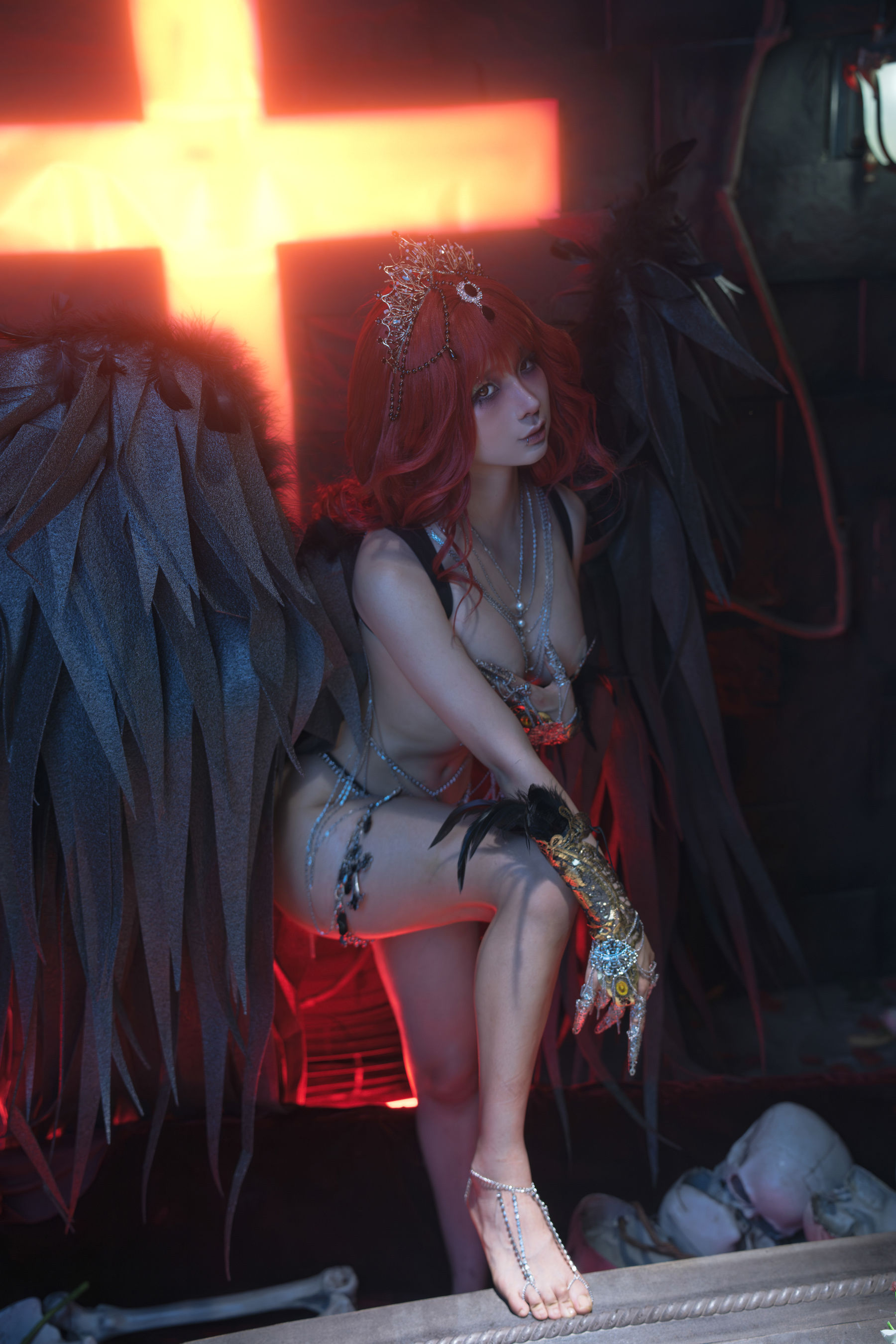 动漫博主蠢沫沫 - 黑天使/(187P)