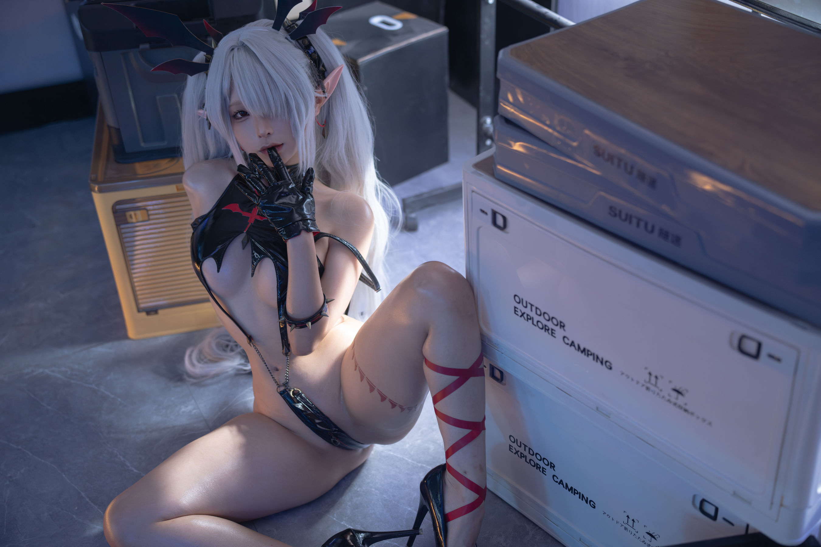 动漫博主蠢沫沫 - 银镜伊织/(132P)