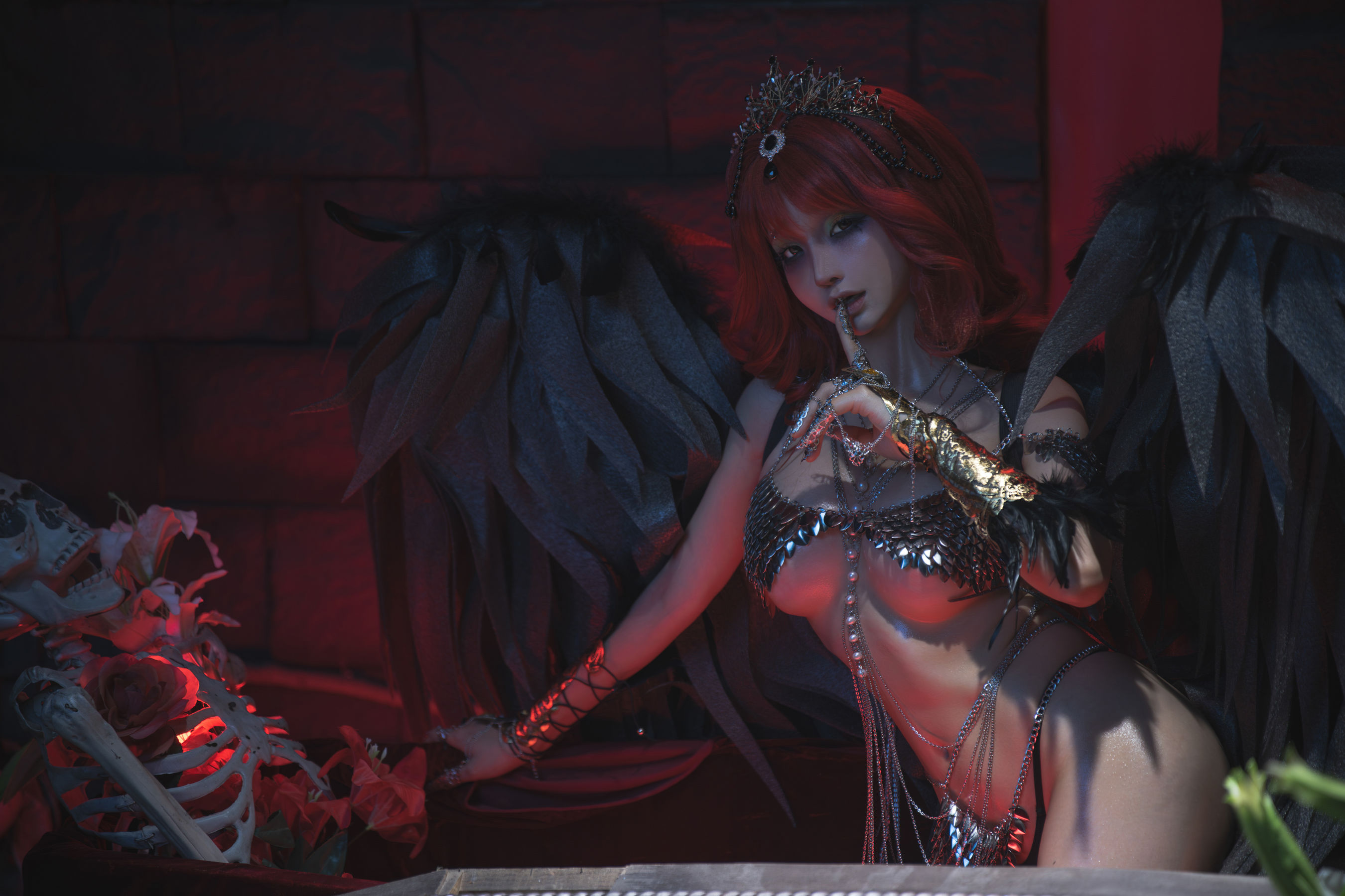 动漫博主蠢沫沫 - 黑天使/(187P)