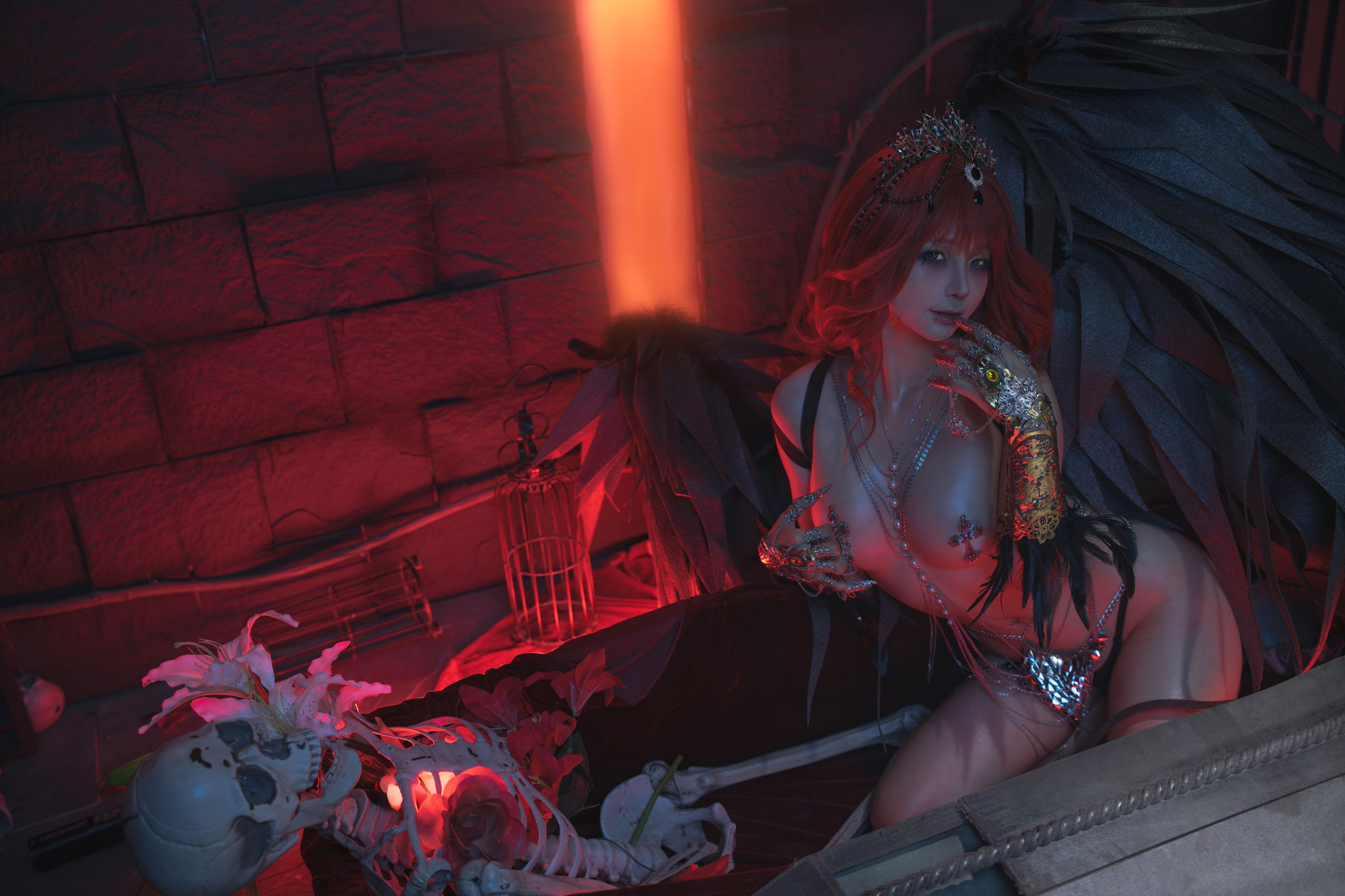 动漫博主蠢沫沫 - 黑天使/(187P)