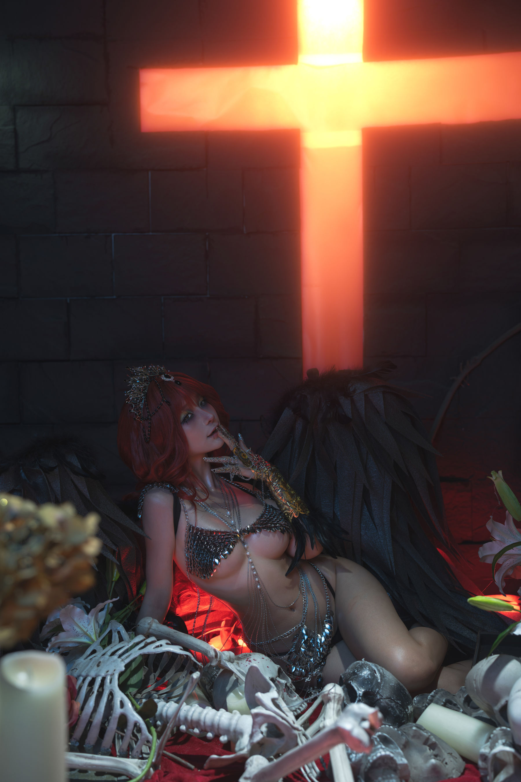 动漫博主蠢沫沫 - 黑天使/(187P)