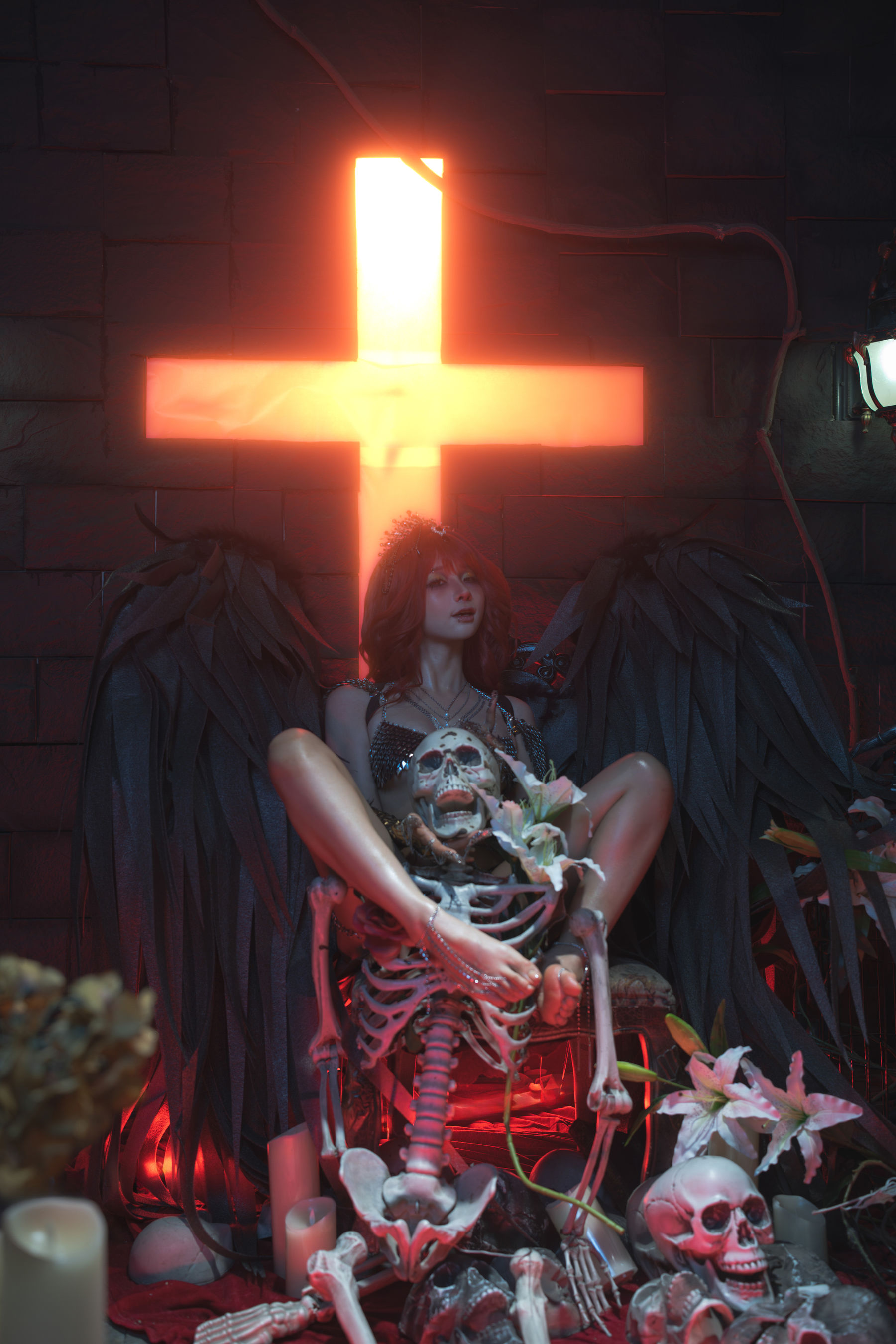 动漫博主蠢沫沫 - 黑天使/(187P)