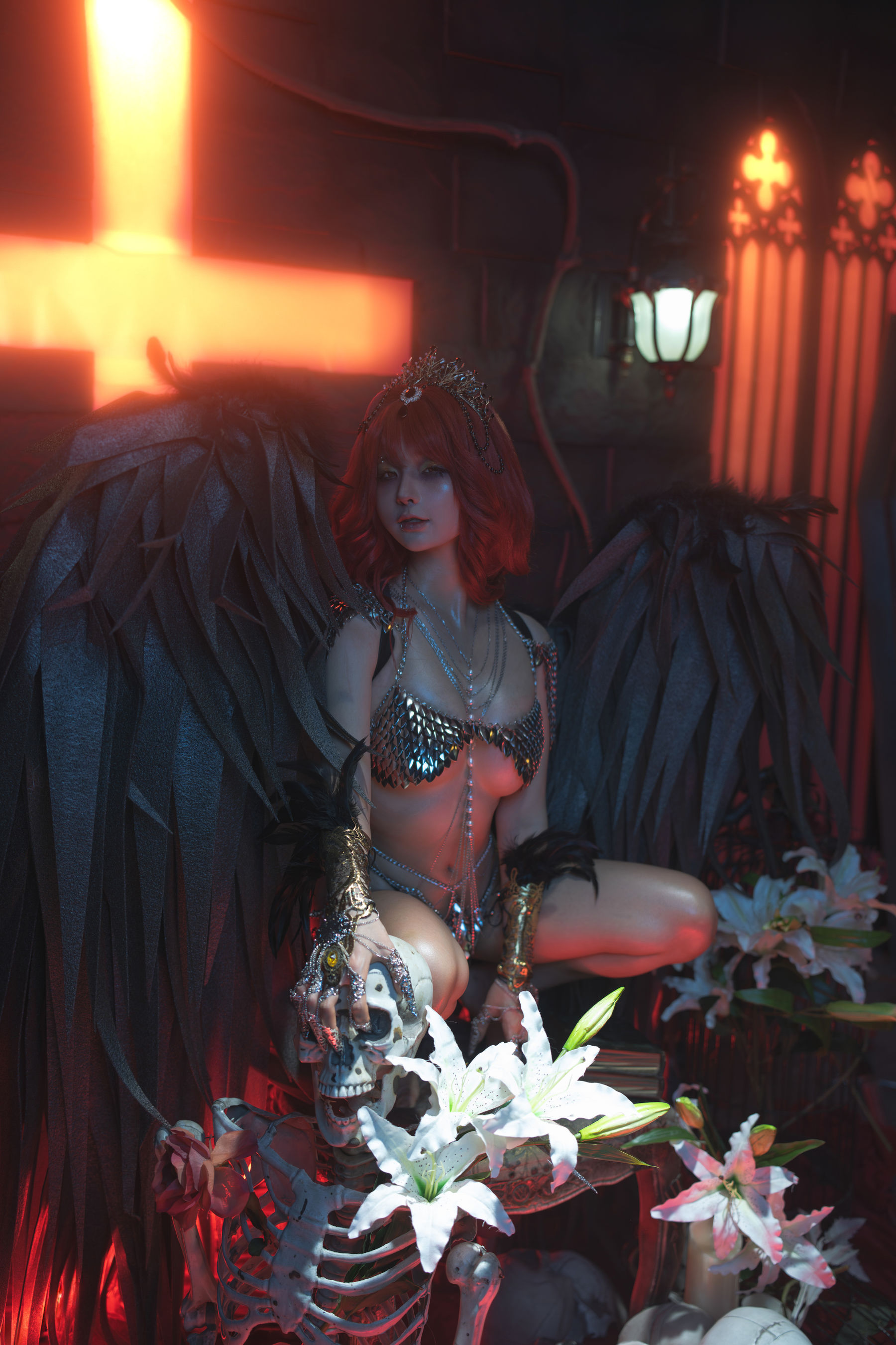 动漫博主蠢沫沫 - 黑天使/(187P)