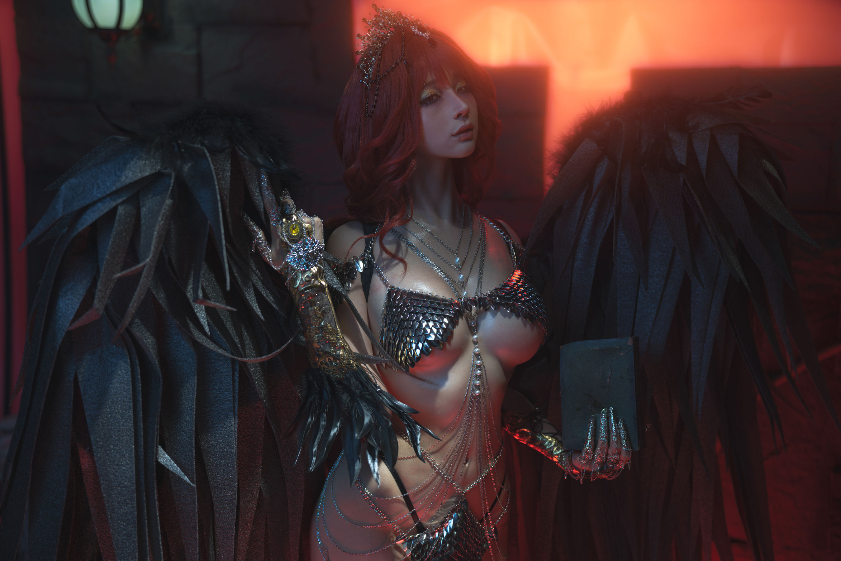 动漫博主蠢沫沫 - 黑天使/(187P)