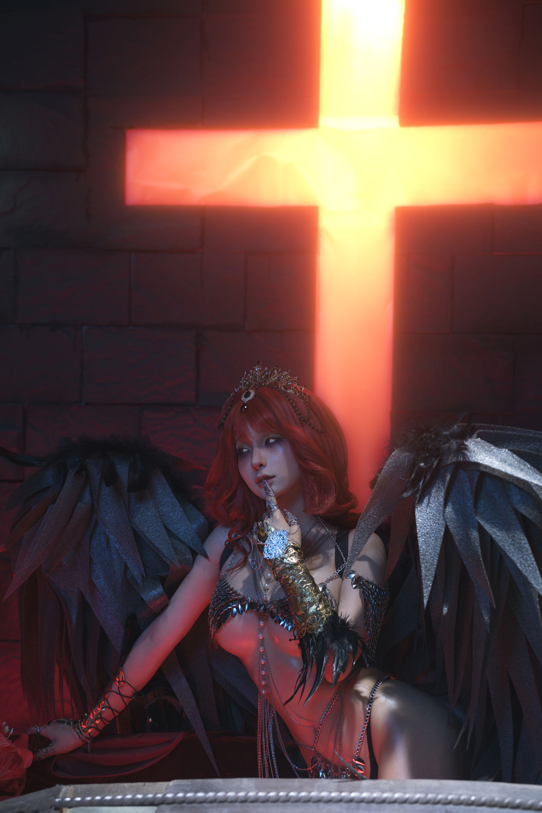 动漫博主蠢沫沫 - 黑天使/(187P)