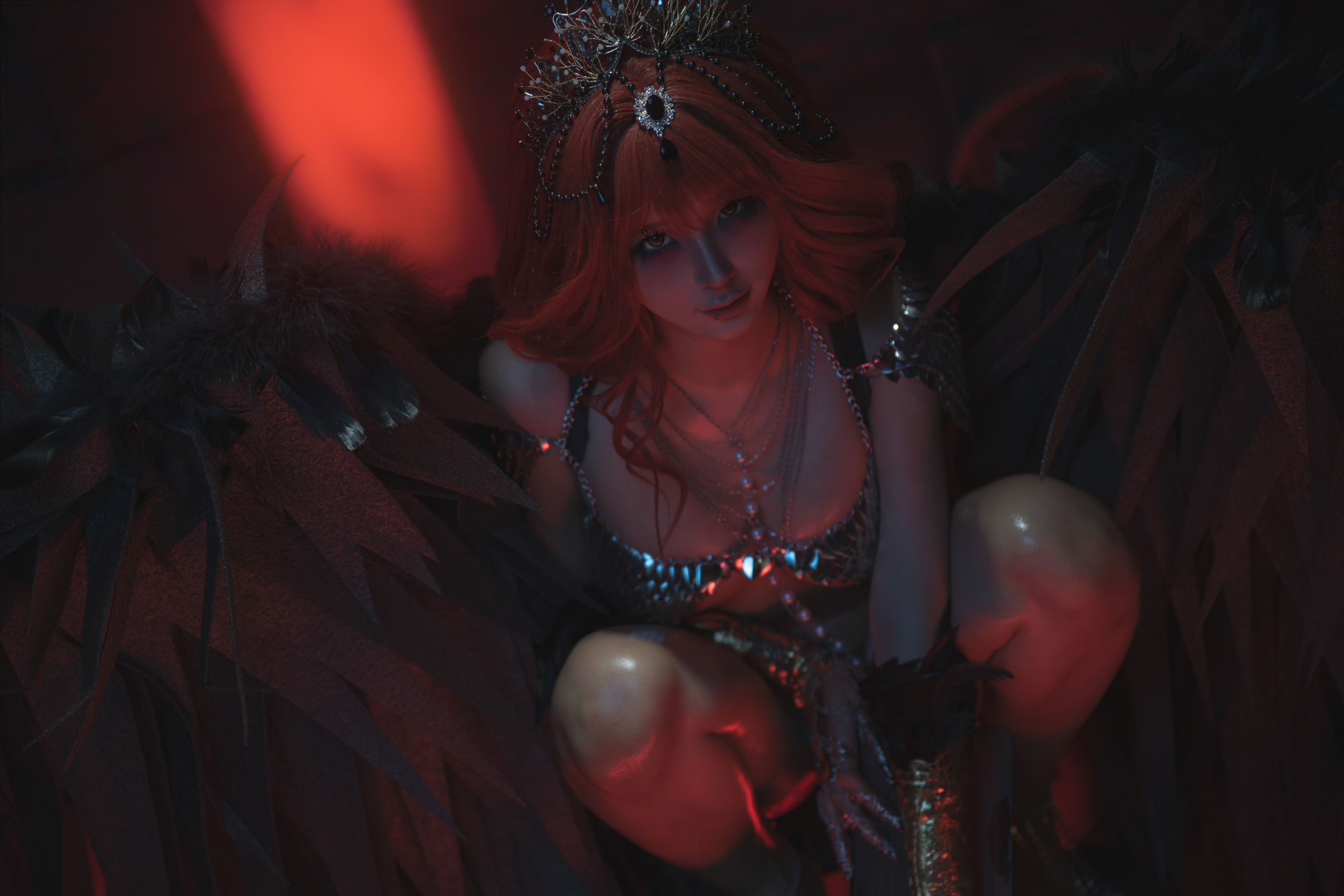 动漫博主蠢沫沫 - 黑天使/(187P)