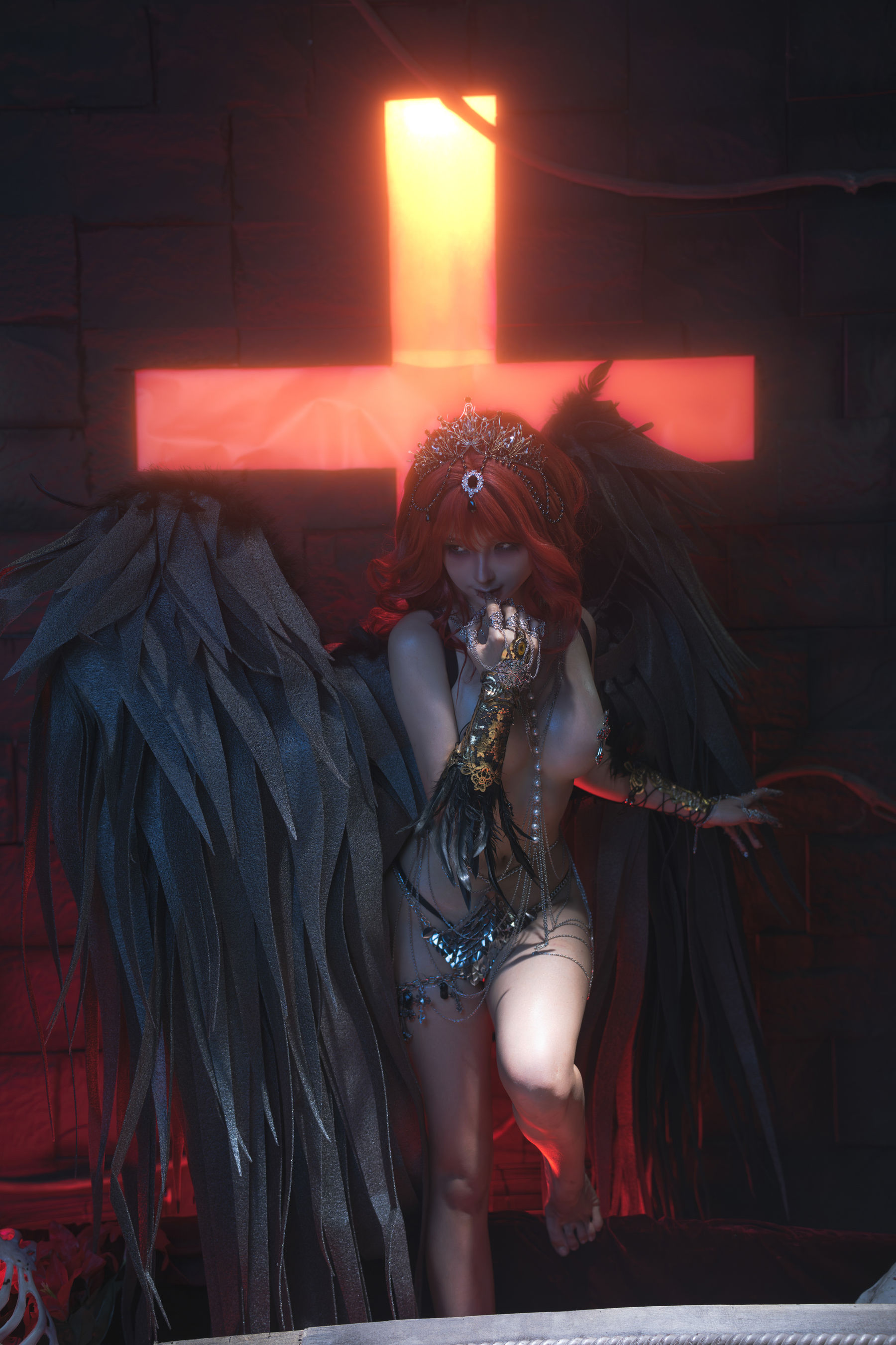 动漫博主蠢沫沫 - 黑天使/(187P)