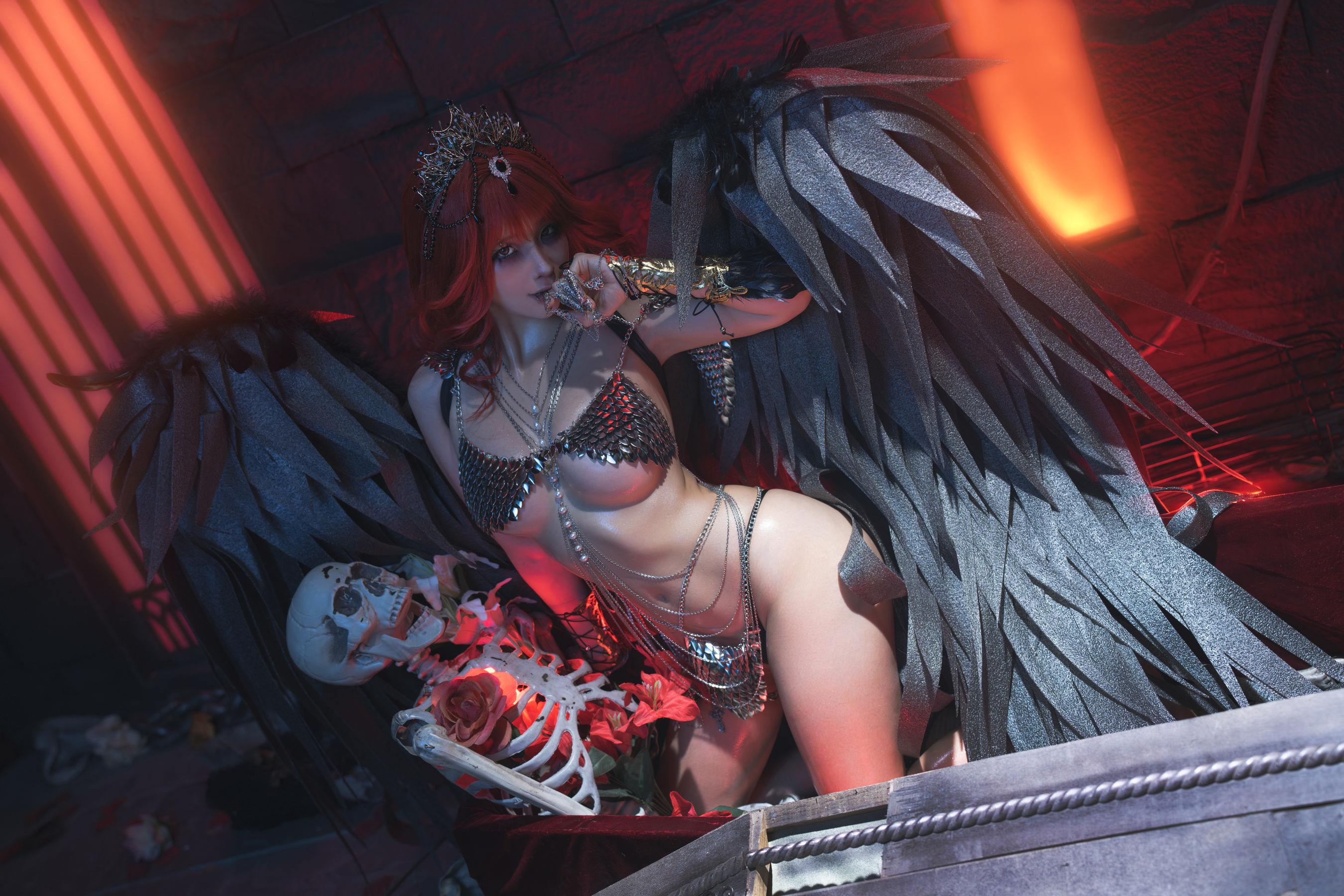 动漫博主蠢沫沫 - 黑天使/(187P)