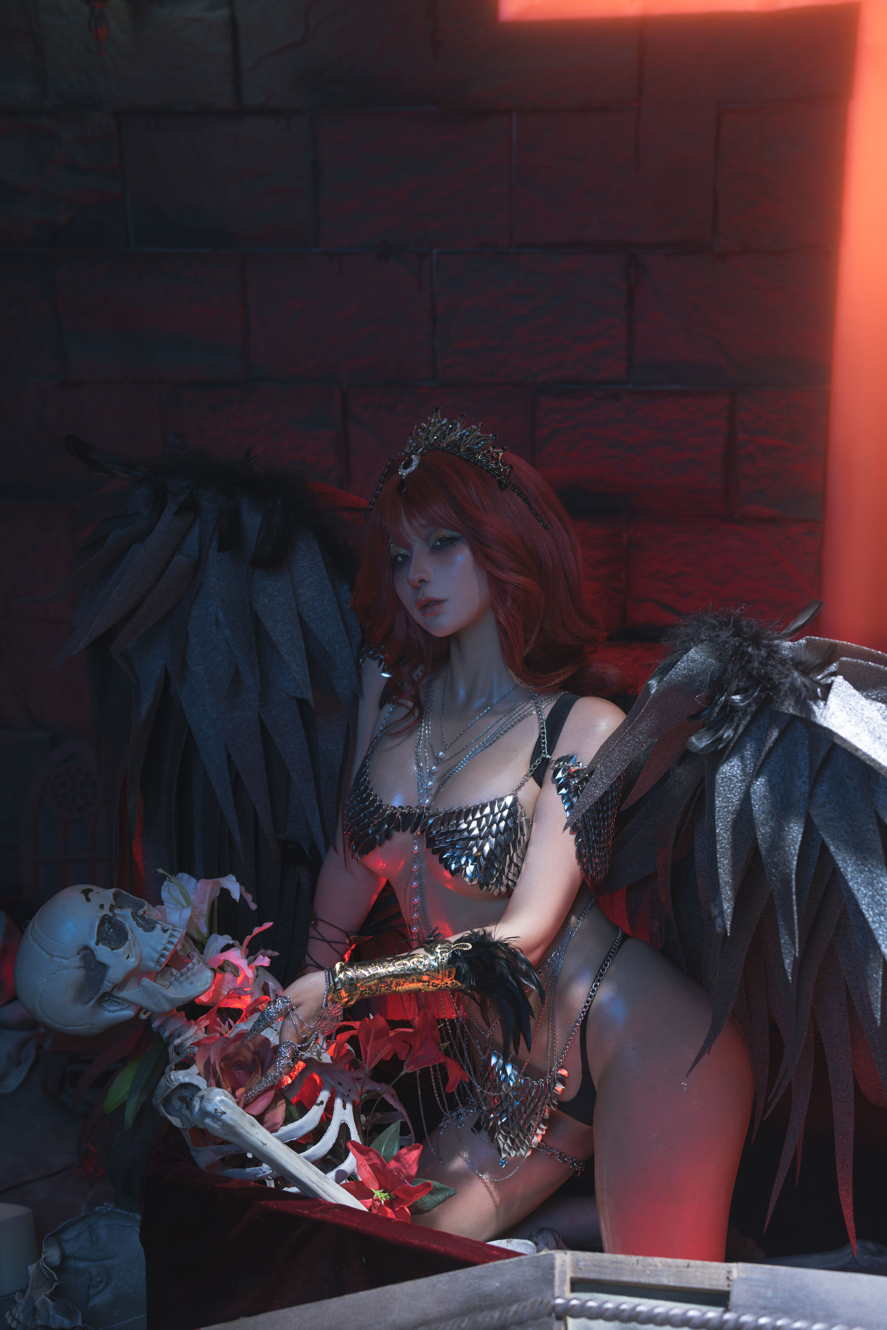 动漫博主蠢沫沫 - 黑天使/(187P)