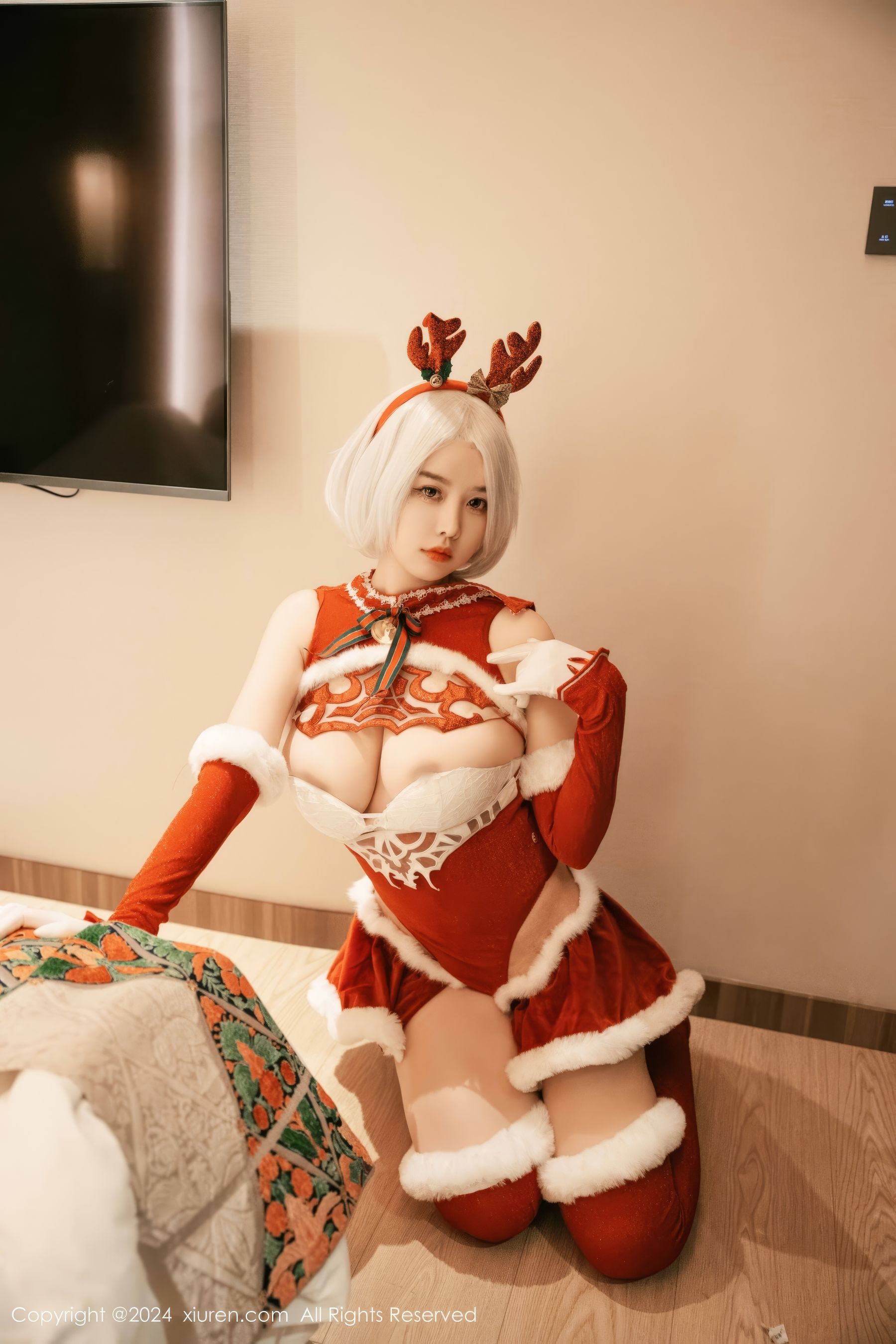[秀人XiuRen] 2024.12.26 No.9660 樱桃小犊子/(55P)