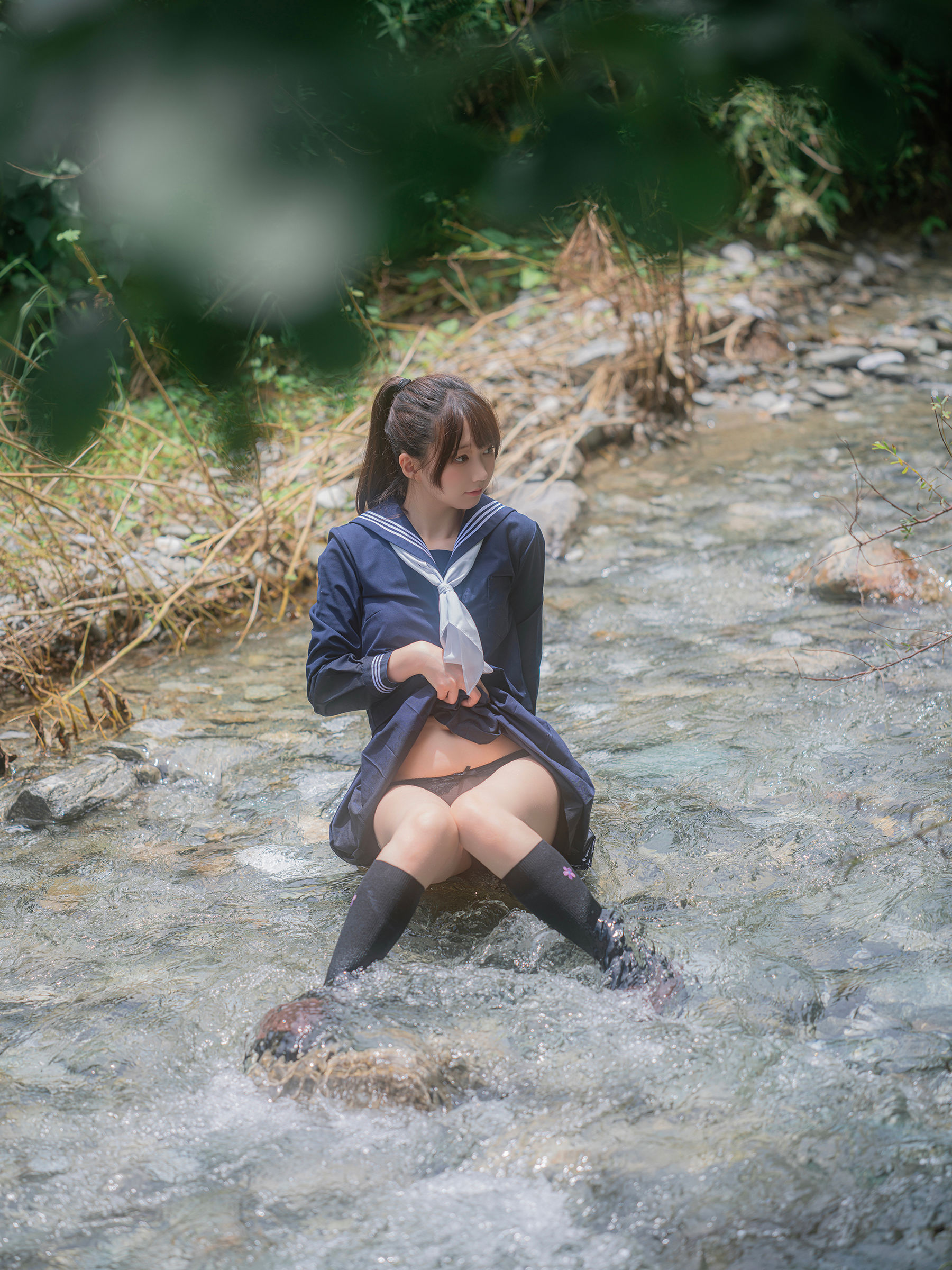 NAGISA魔物喵 - 川で水遊び/(110P)