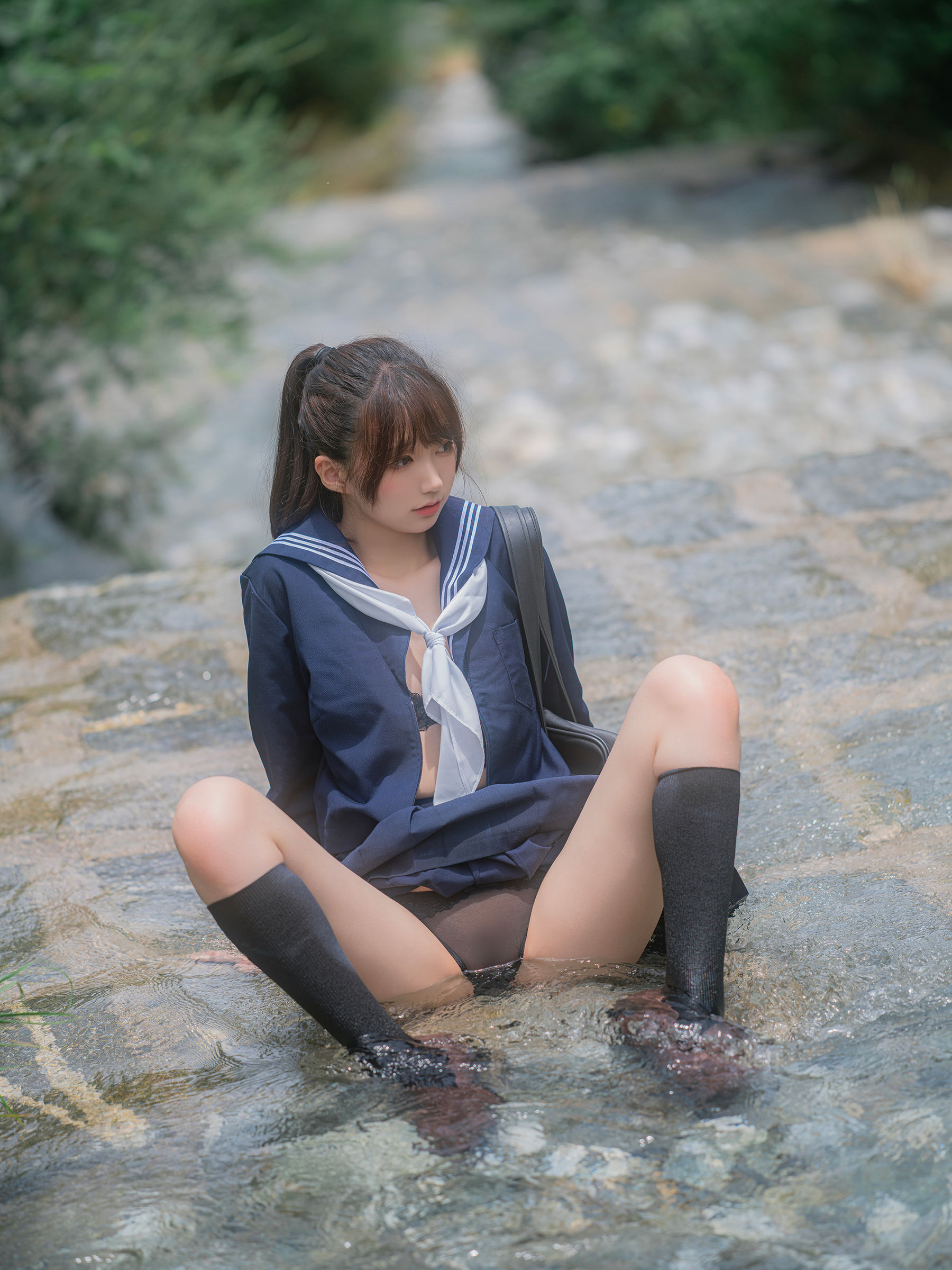 NAGISA魔物喵 - 川で水遊び/(110P)
