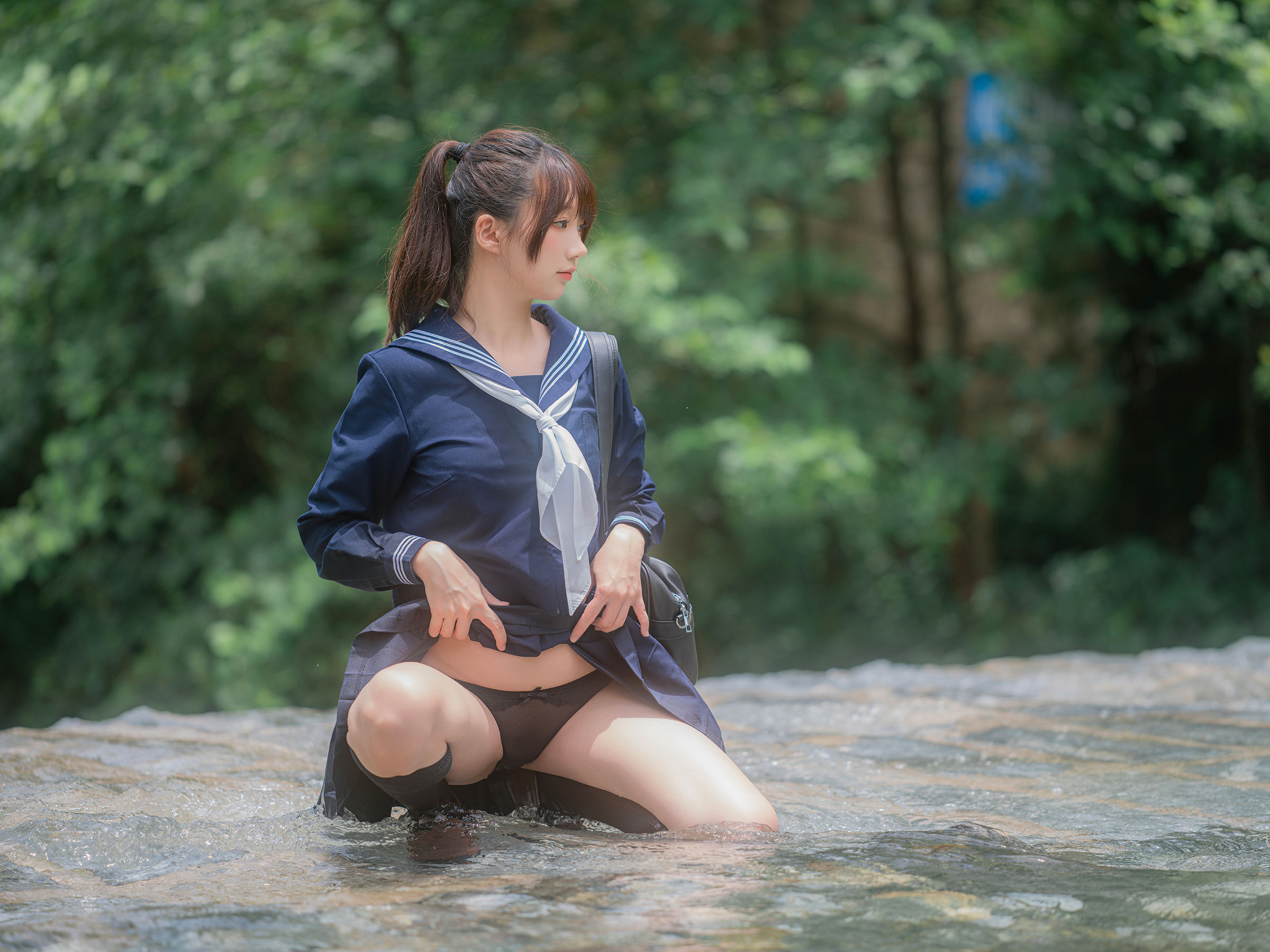 NAGISA魔物喵 - 川で水遊び/(110P)