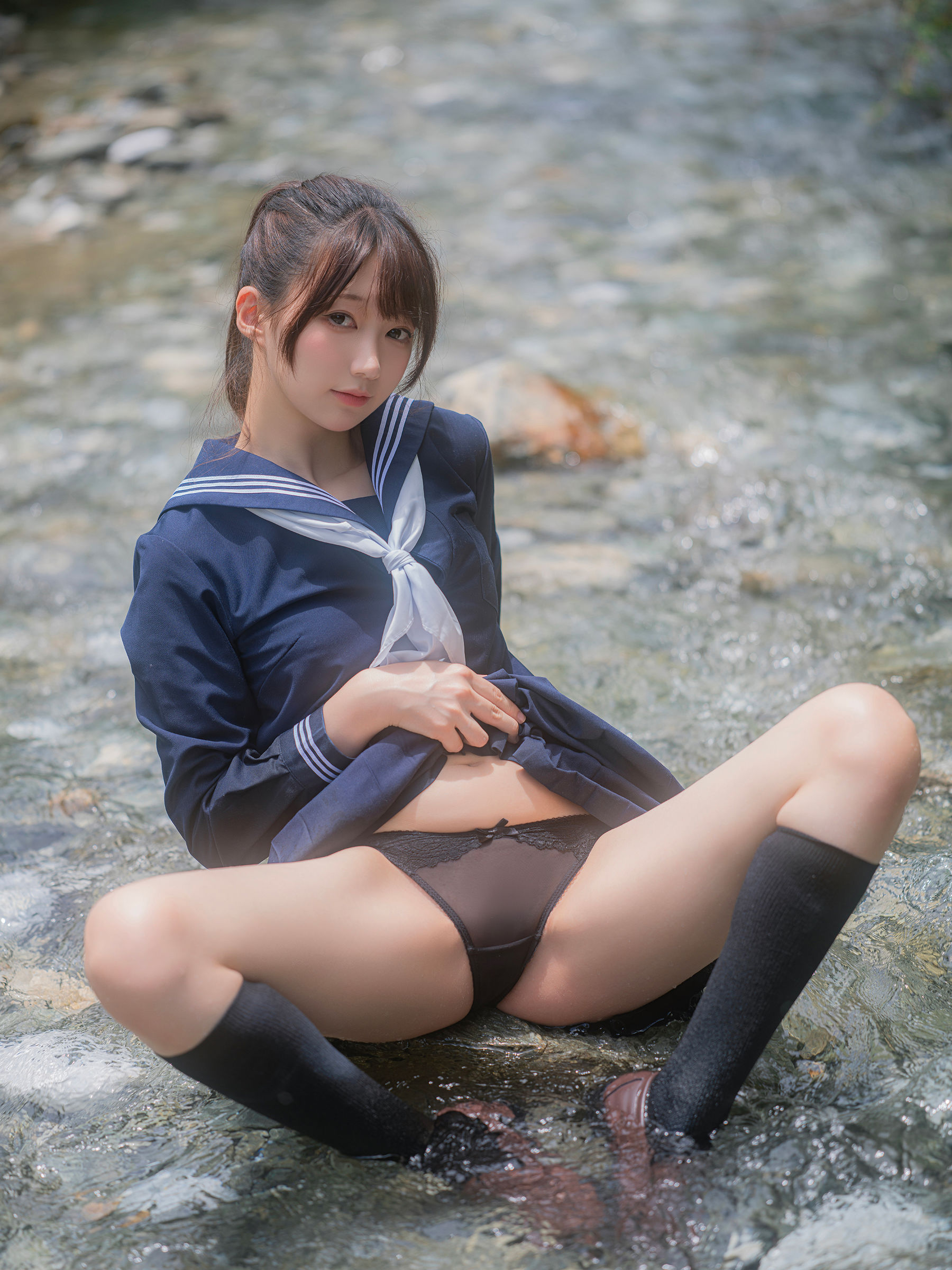 NAGISA魔物喵 - 川で水遊び/(110P)