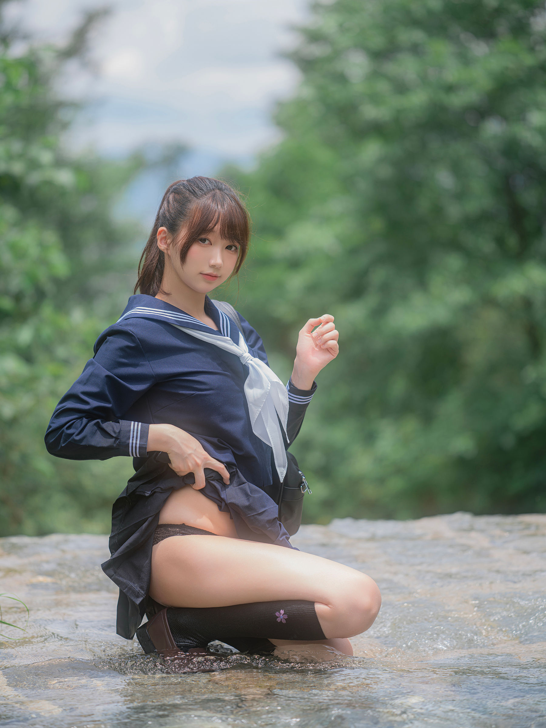 NAGISA魔物喵 - 川で水遊び/(110P)