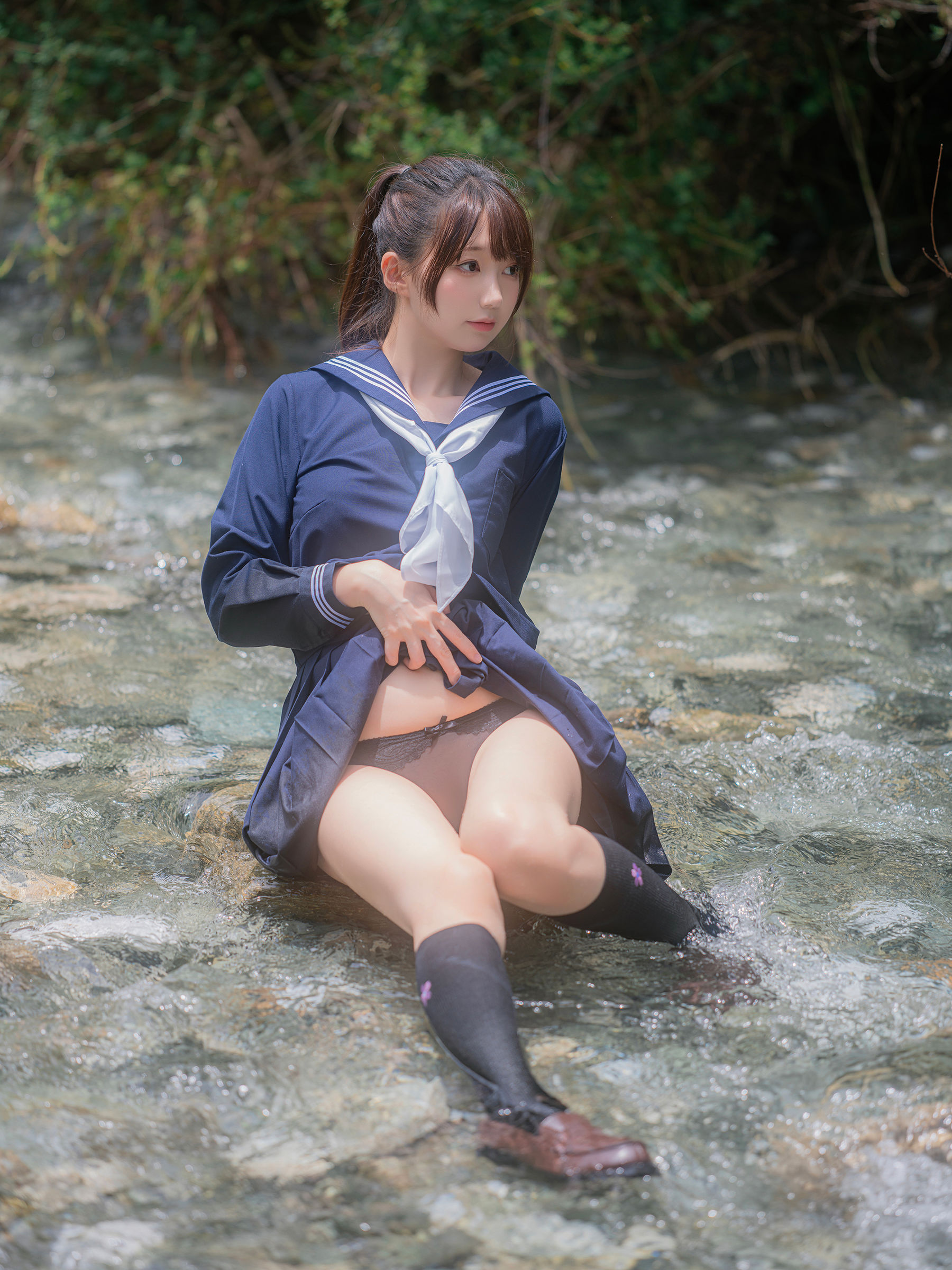NAGISA魔物喵 - 川で水遊び/(110P)