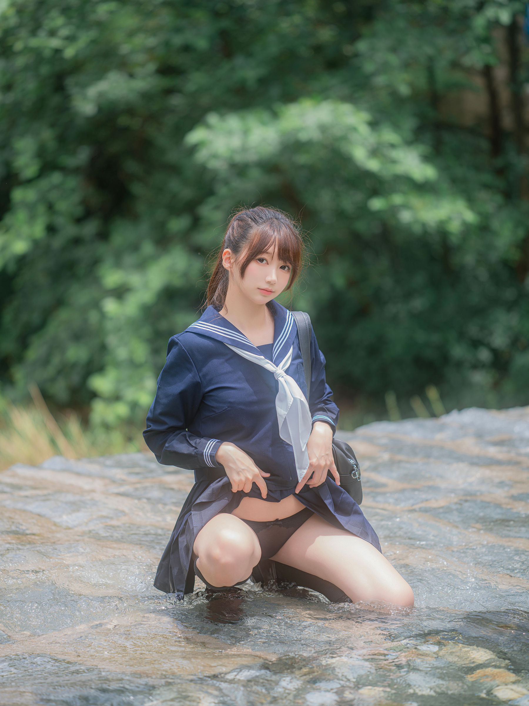 NAGISA魔物喵 - 川で水遊び/(110P)