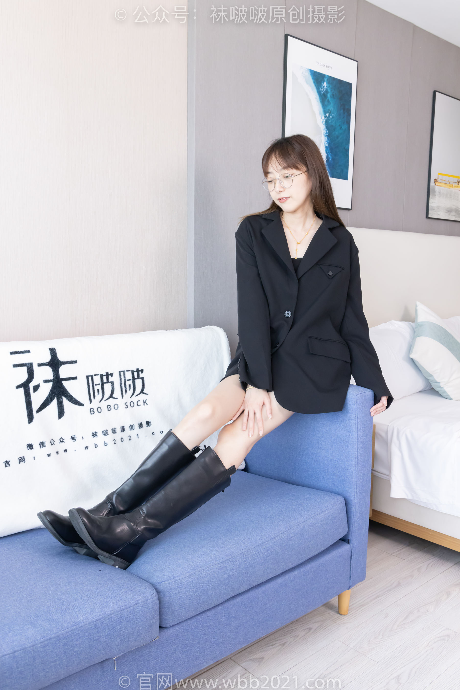 BoBoSocks袜啵啵 No.486 稚予 - 长靴、黑网袜、裸足、裸足踩奶油蛋糕 踩完蛋糕泡脚剧情/(149P)